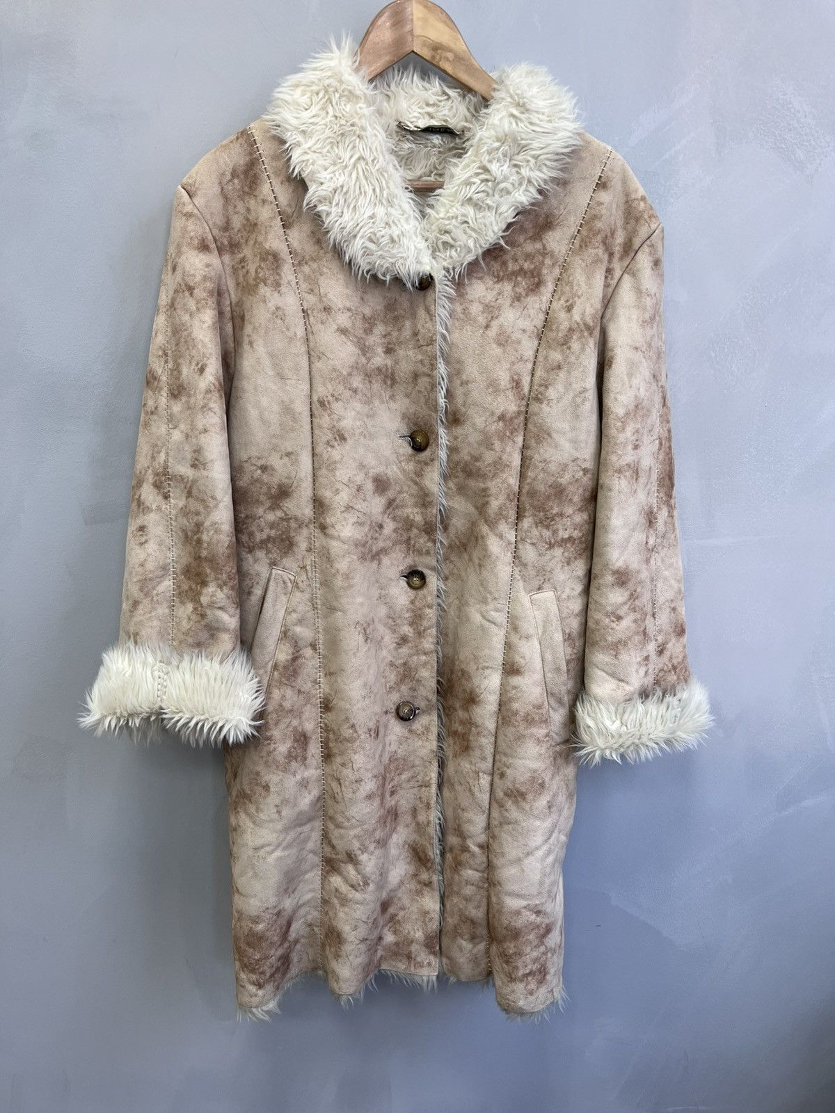 If Six Was Nine × Le Grande Bleu (L.G.B.) × Yohji Yamamoto Avant Garde If Six Was Nine Style Jacket FUR COAT 90s Size US L / EU 52-54 / 3 - 1 Thumbnail