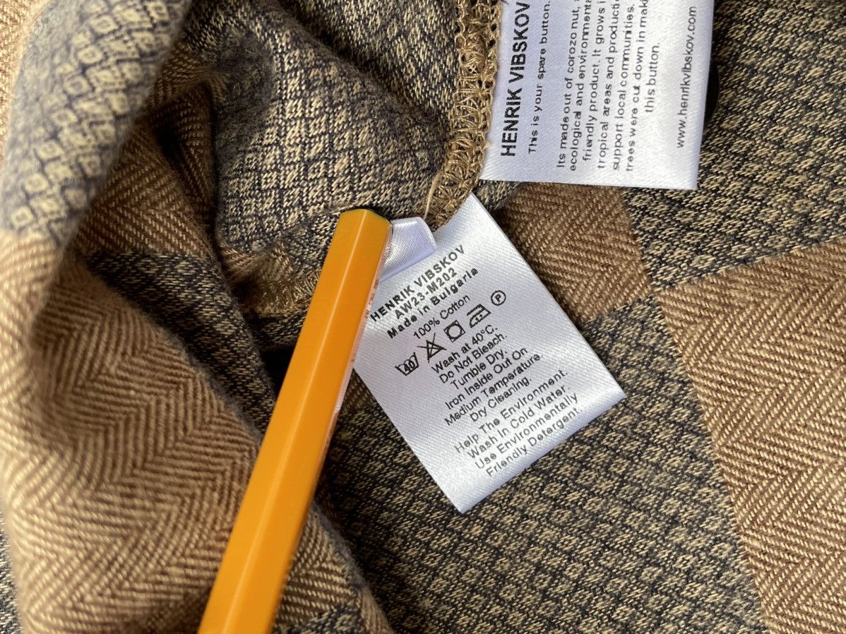 Henrik Vibskov !DS! AW23 Henrik Vibskov Checkered Field Flannel Shirt Size US M / EU 48-50 / 2 - 23 Thumbnail
