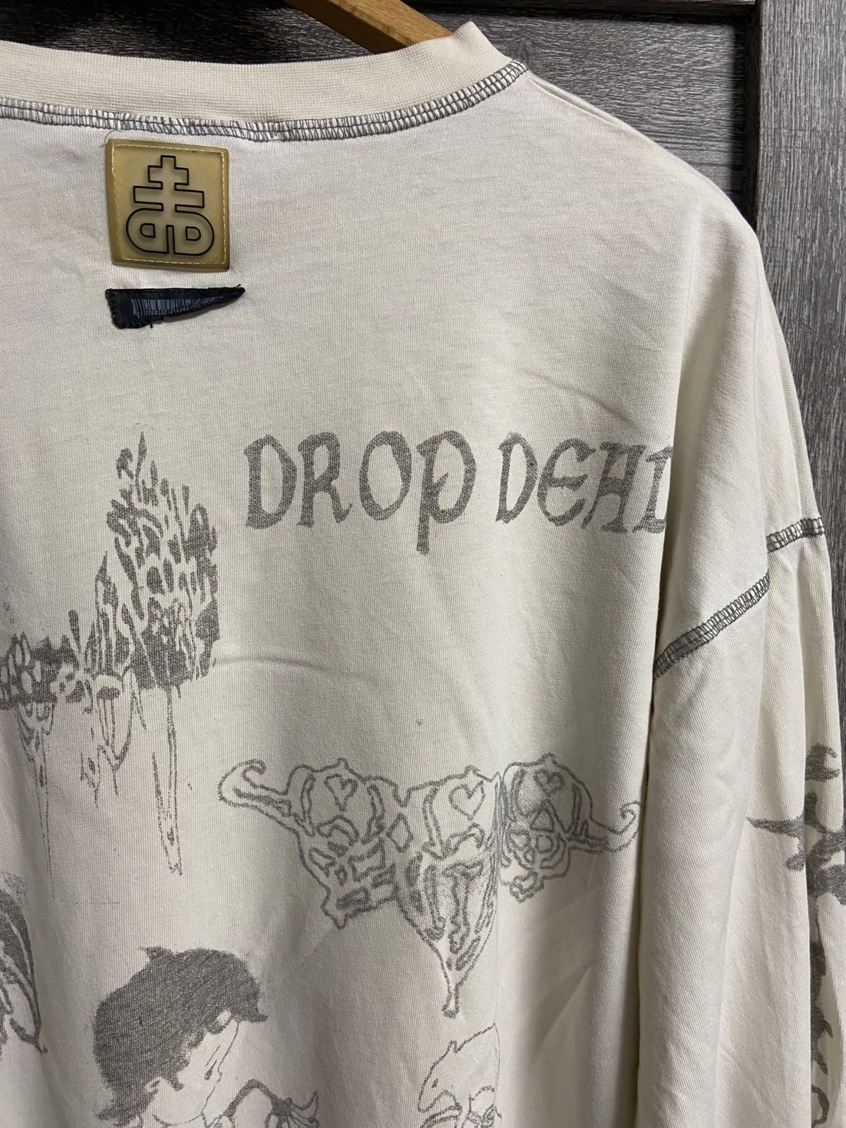 Drop Dead Drop Dead Long Sleeve Rare All Over Graphic Print Oli Sykes Size US L / EU 52-54 / 3 - 6 Thumbnail