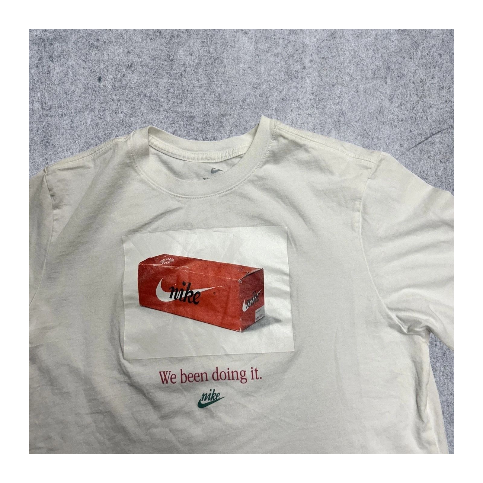 Nike Nike Orange Shoe Box We Been Doing It T Shirt Retro Swoosh M Size US M / EU 48-50 / 2 - 6 Thumbnail