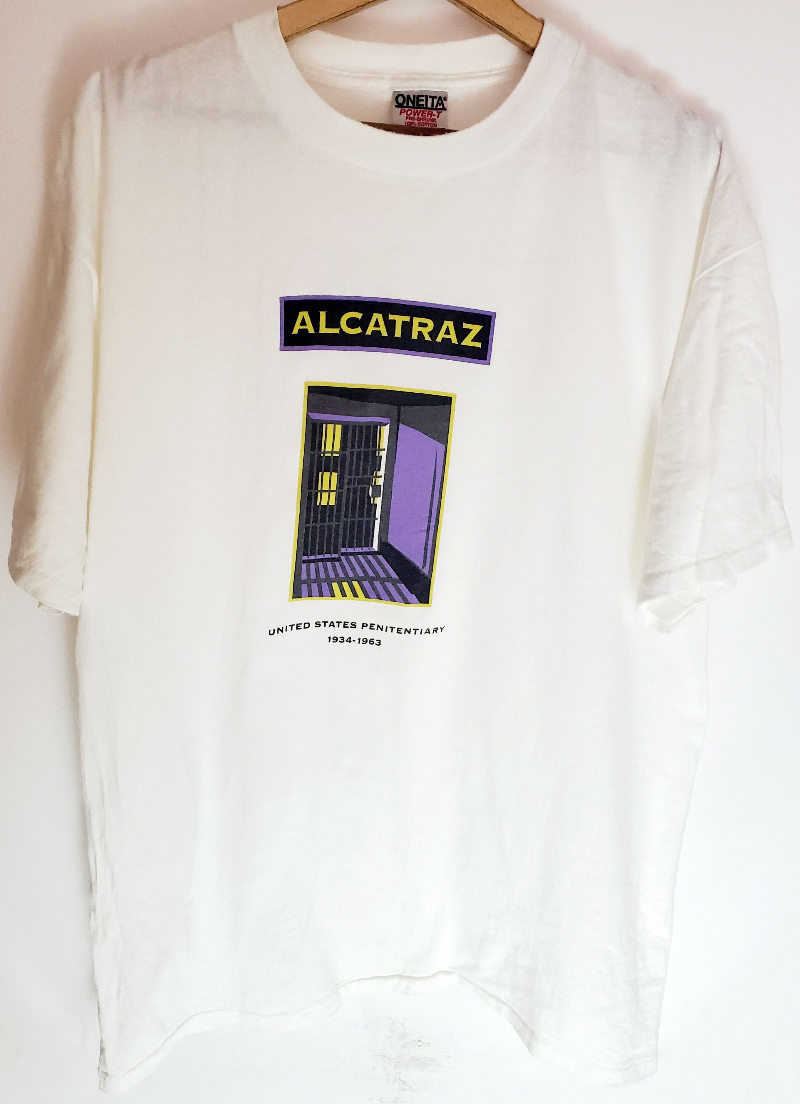 Vintage 80-90's Alcatraz t shirt made in USA Xl perfect con