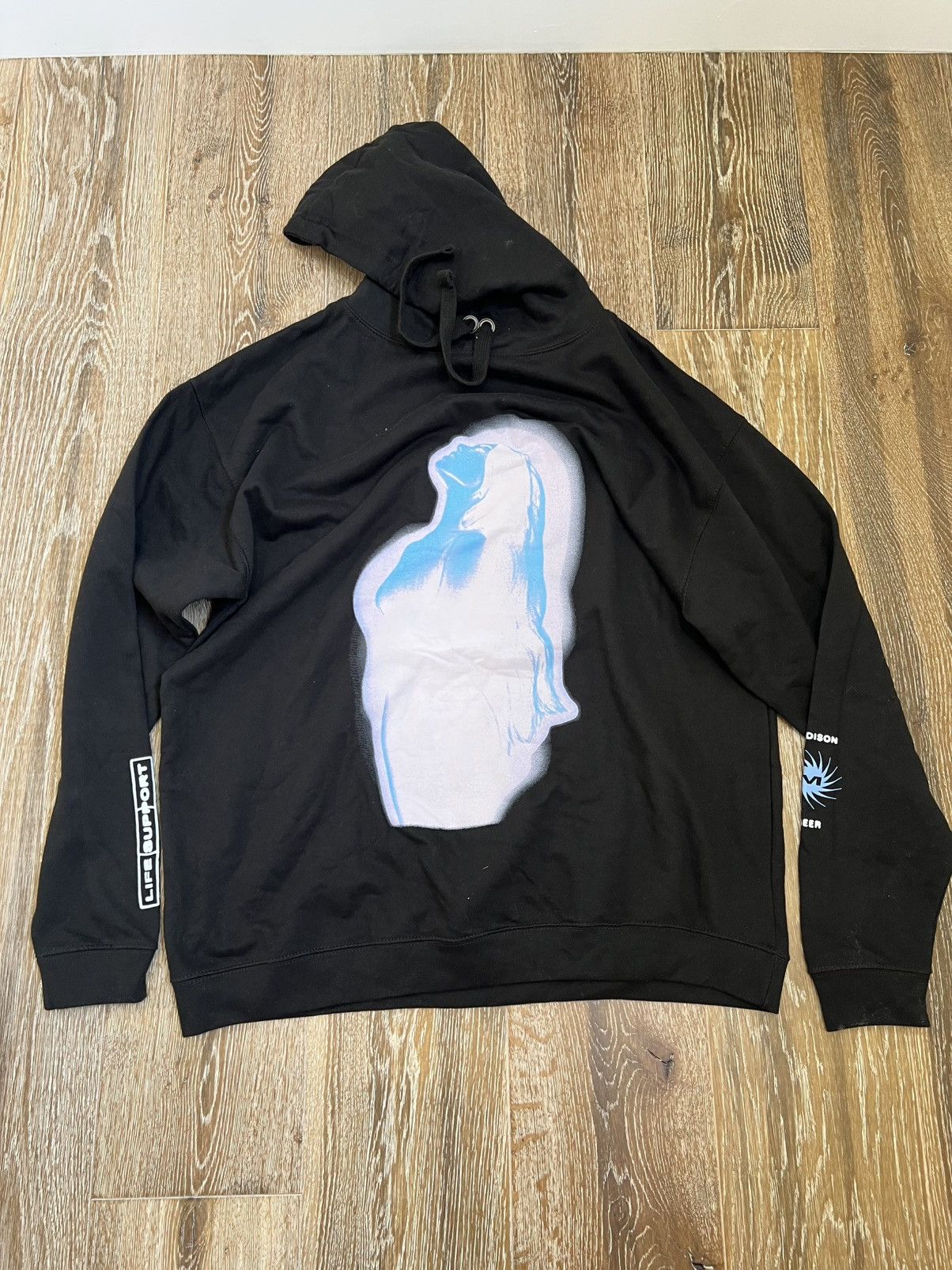 Vintage Madison beer life support black hoodie Size XXL / US 16-18 / IT 52-54 - 1 Thumbnail