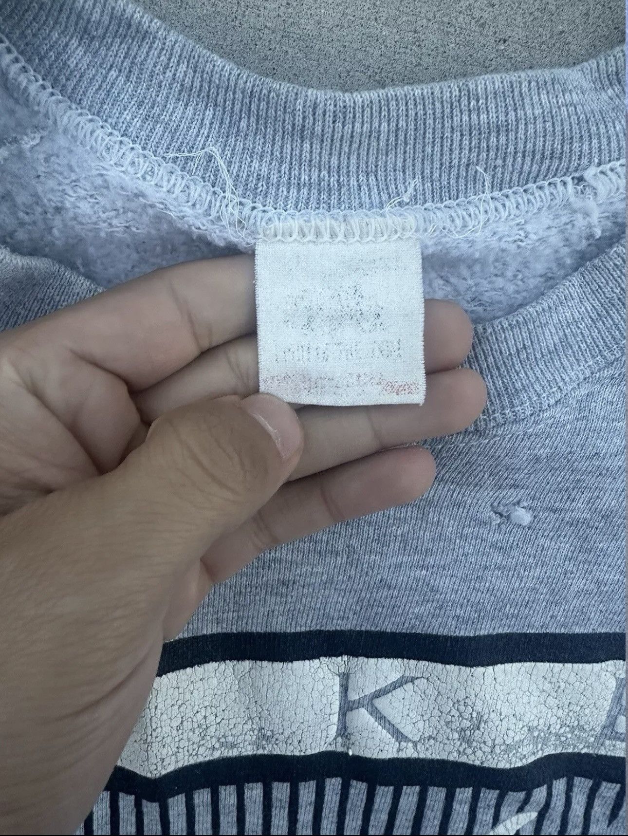 Jordan Brand × Vintage Vintage Nike Air Flight White Crewneck Air Jordan Basketball Size US XL / EU 56 / 4 - 2 Thumbnail