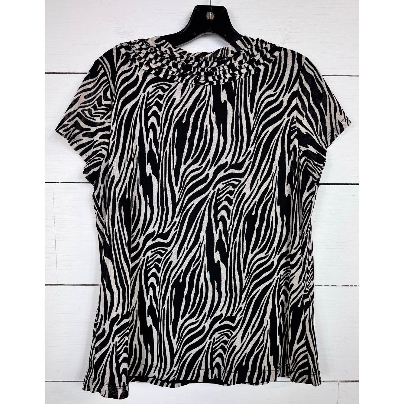 Other Dana Buchman Short Sleeve Blouse Women's Size Large Size L / US 10 / IT 46 - 2 Thumbnail