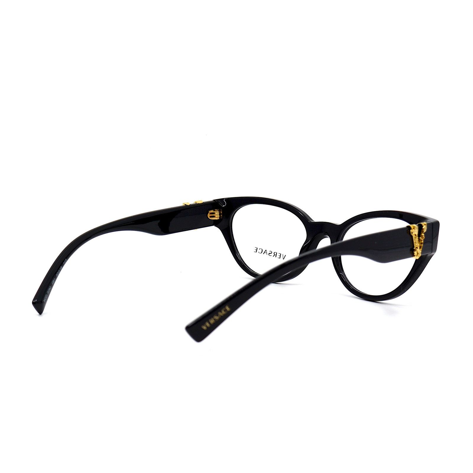 Versace NEW VERSACE VE3282 GB1 BLACK WOMEN EYEGLASSES FRAME Size ONE SIZE - 7 Thumbnail