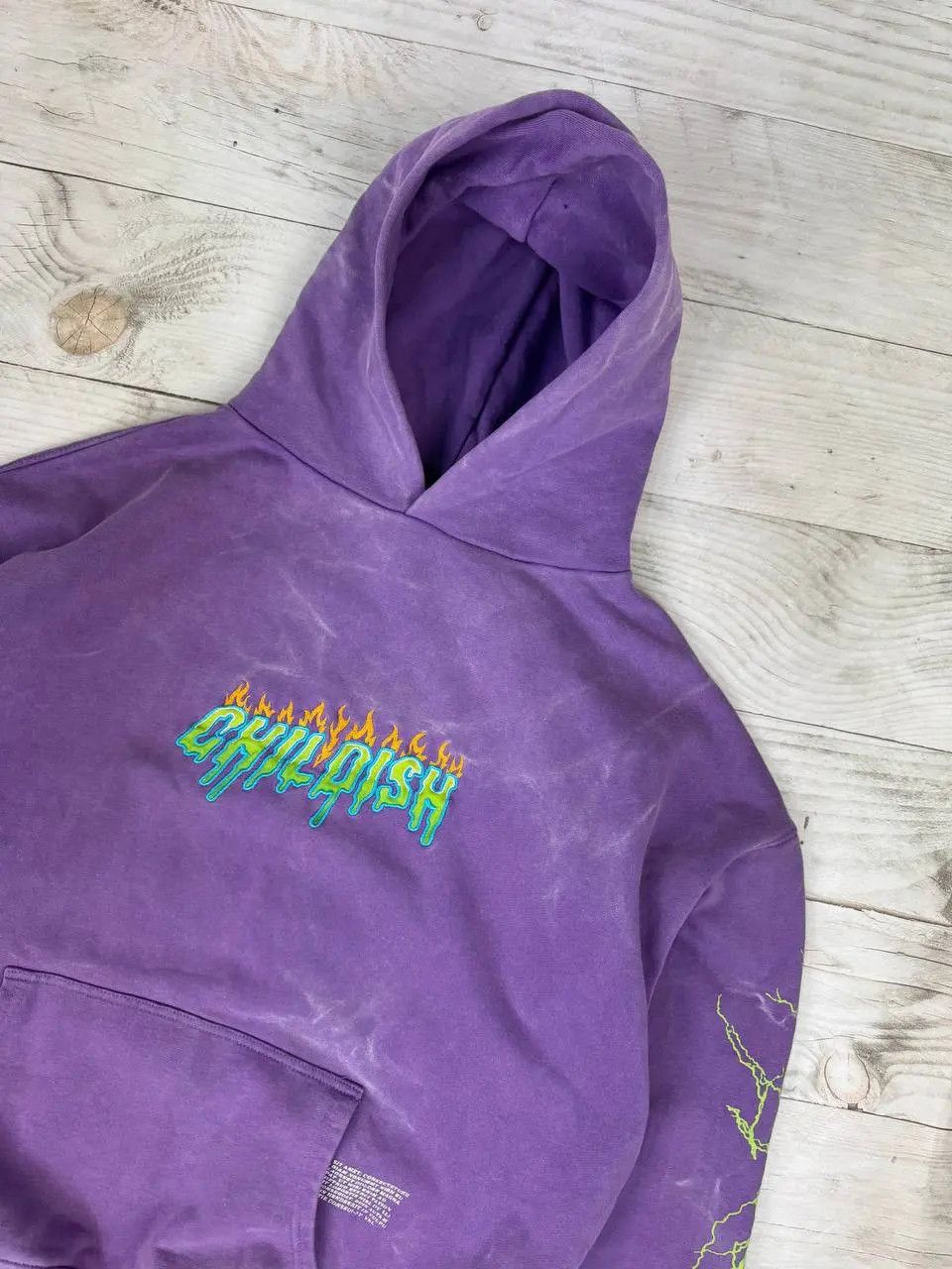 Vintage Childish Hoodie TGF Purple Lightning Racing Motors VIntage Size US M / EU 48-50 / 2 - 2 Thumbnail