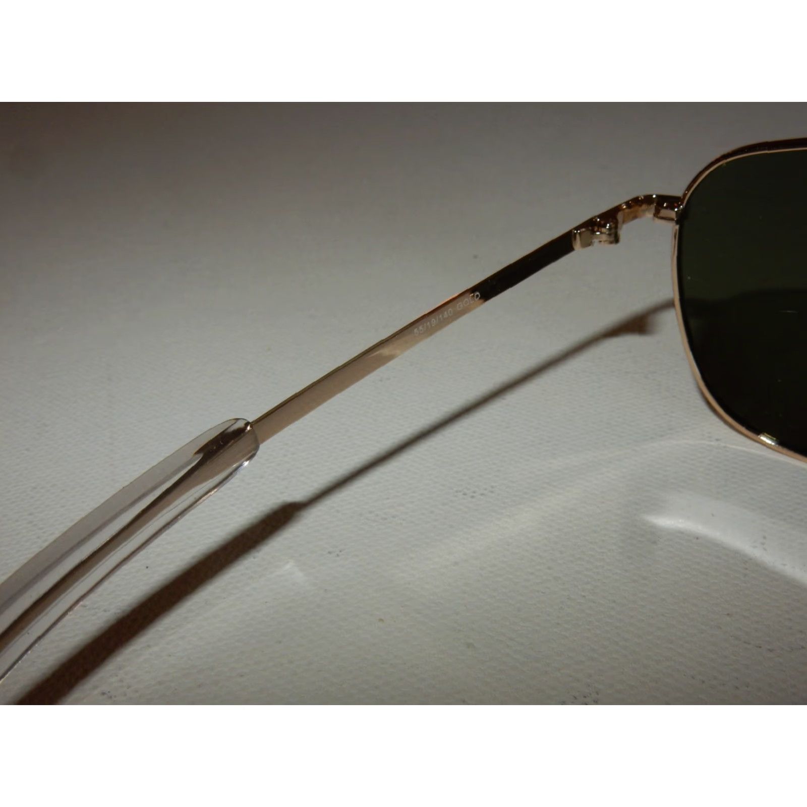 Vintage Aviator Sunglasses Gold Frame Men 55[]19 140 Size ONE SIZE - 4 Thumbnail