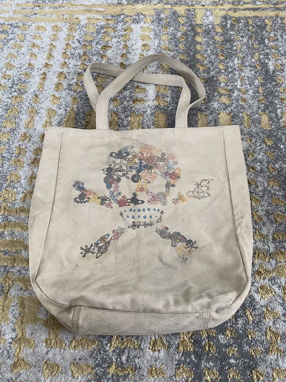 Vivienne Westwood VIVIENNE WESTWOOD MAN TOTE BAG SKULL DESIGN Size ONE SIZE - 2 Thumbnail