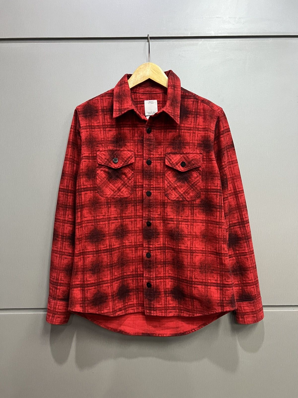 Visvim VISVIM BLACK ELK BRUSHED FLANNEL SHIRT Size US S / EU 44-46 / 1 - 1 Thumbnail
