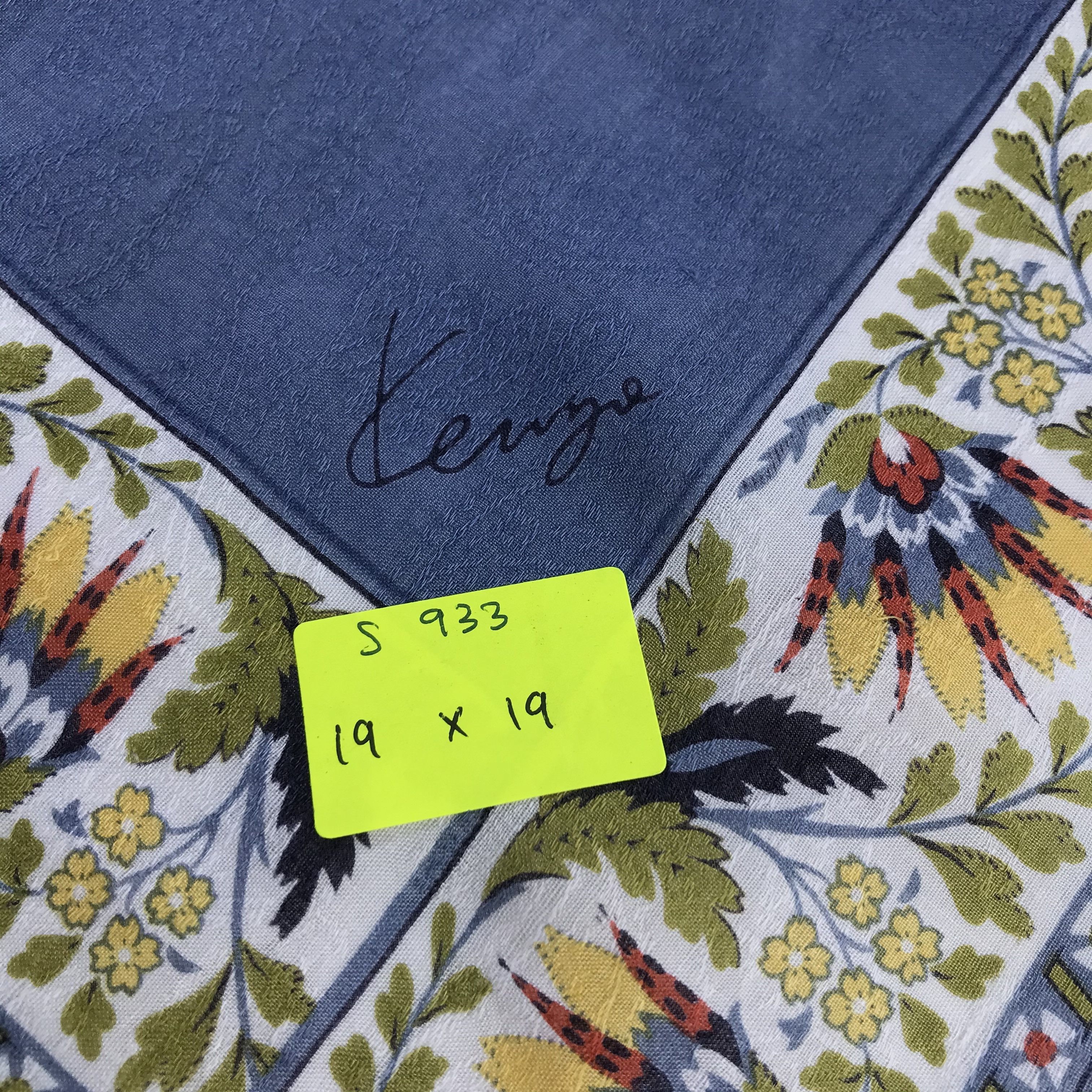 Kenzo × Vintage Kenzo Bandana / Handkerchief / Neckerchief - S933 Size ONE SIZE - 5 Thumbnail
