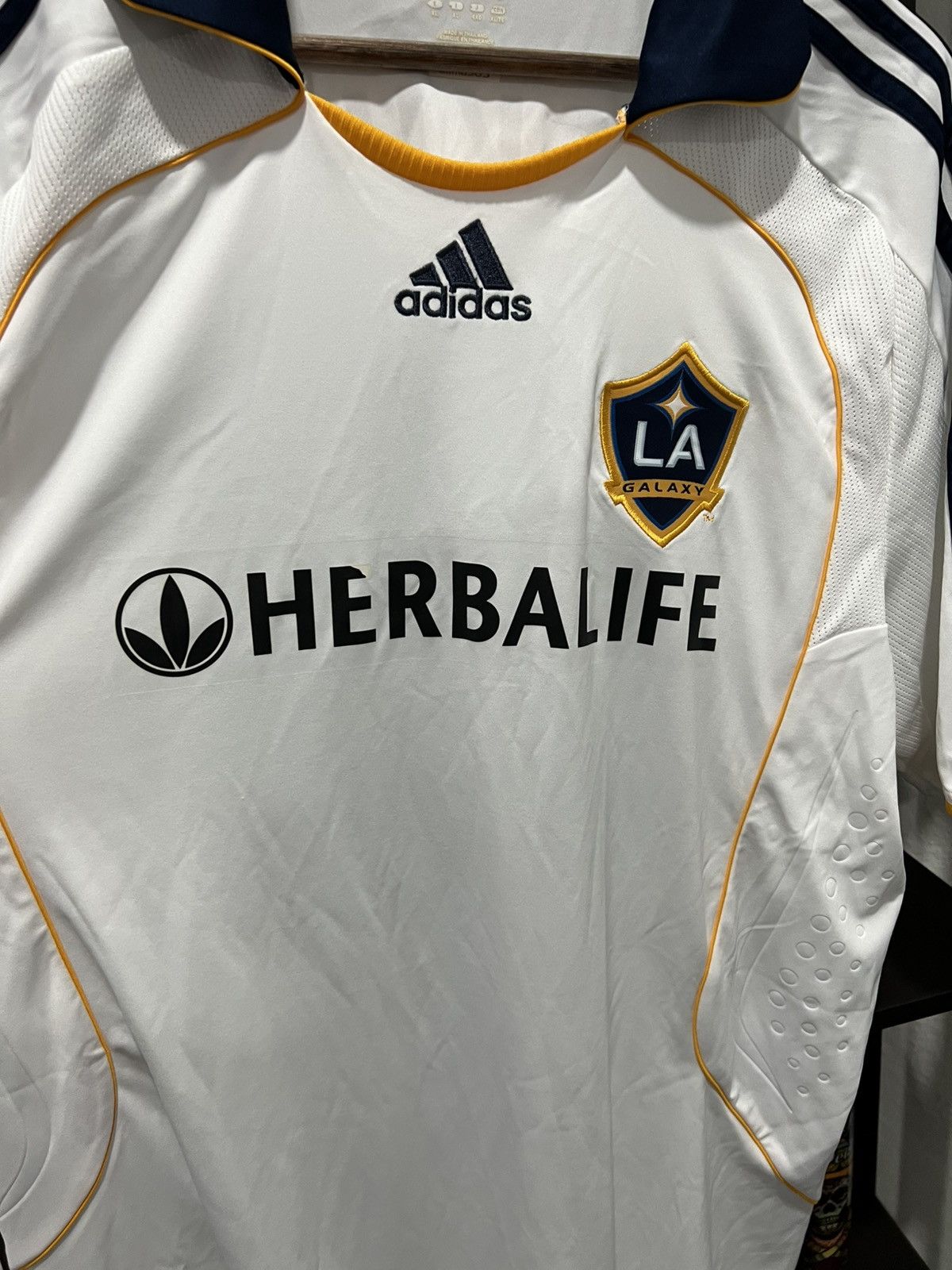Adidas LA Galaxy 2009 Jersey David Beckham Size US XL / EU 56 / 4 - 10 Thumbnail