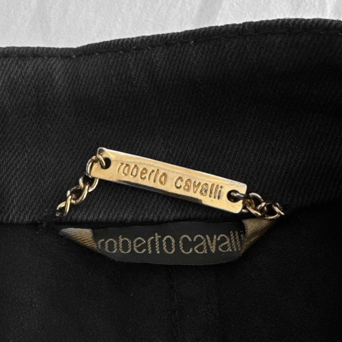 Roberto Cavalli Runway Roberto Cavalli suede leather jacket ruffled sleeves Size S / US 4 / IT 40 - 14 Thumbnail