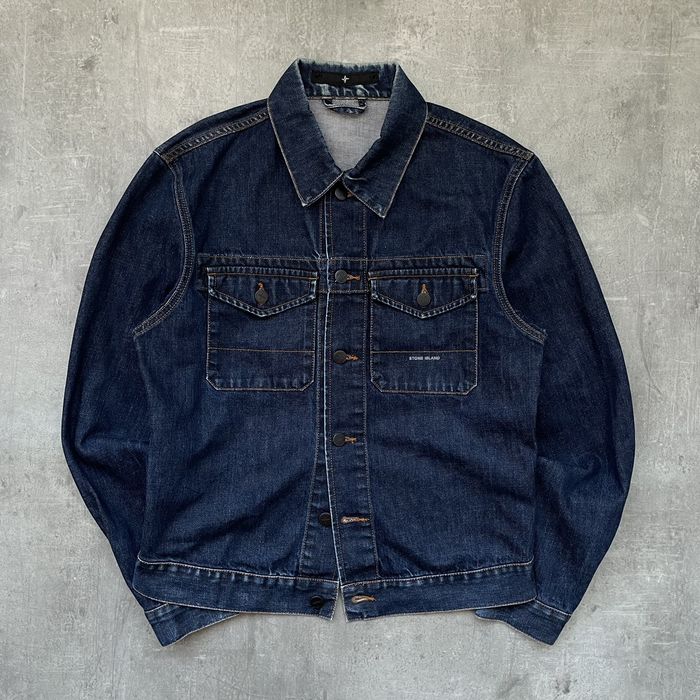 Vintage stone cheap island denim jacket