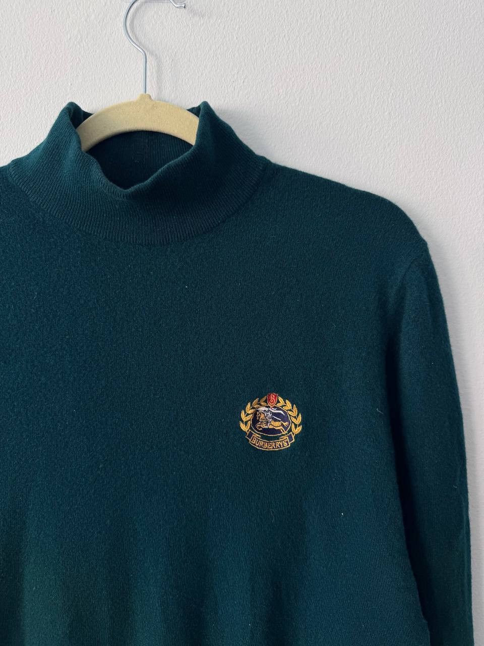 image of Burberry Burberrys Vintage Crewneck Sweater in Green, Men's (Size Large)