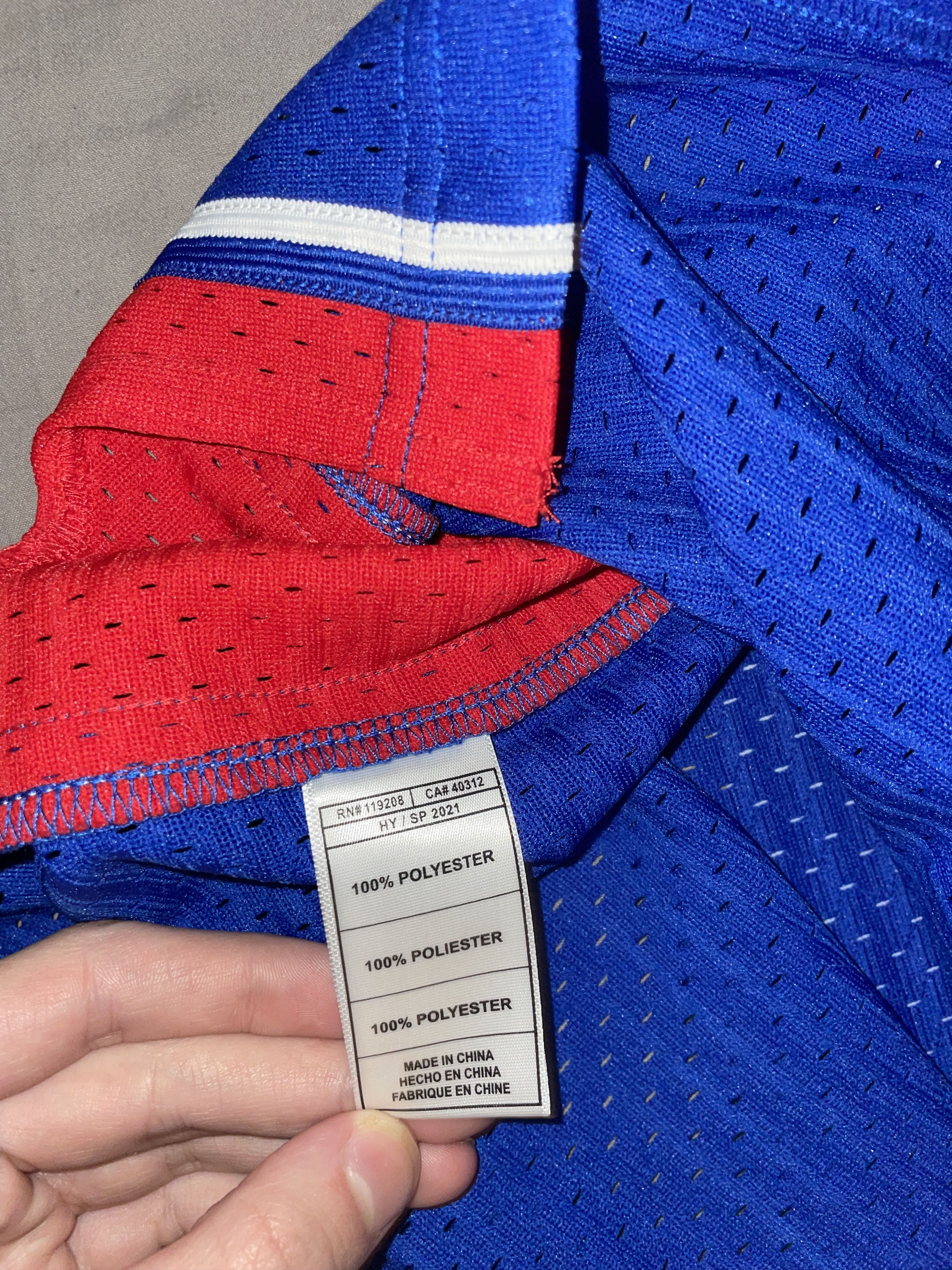 Mitchell & Ness × NBA Hardwood Classics Grant Hill Detroit Pistons TB Jersey Size US S / EU 44-46 / 1 - 10 Thumbnail