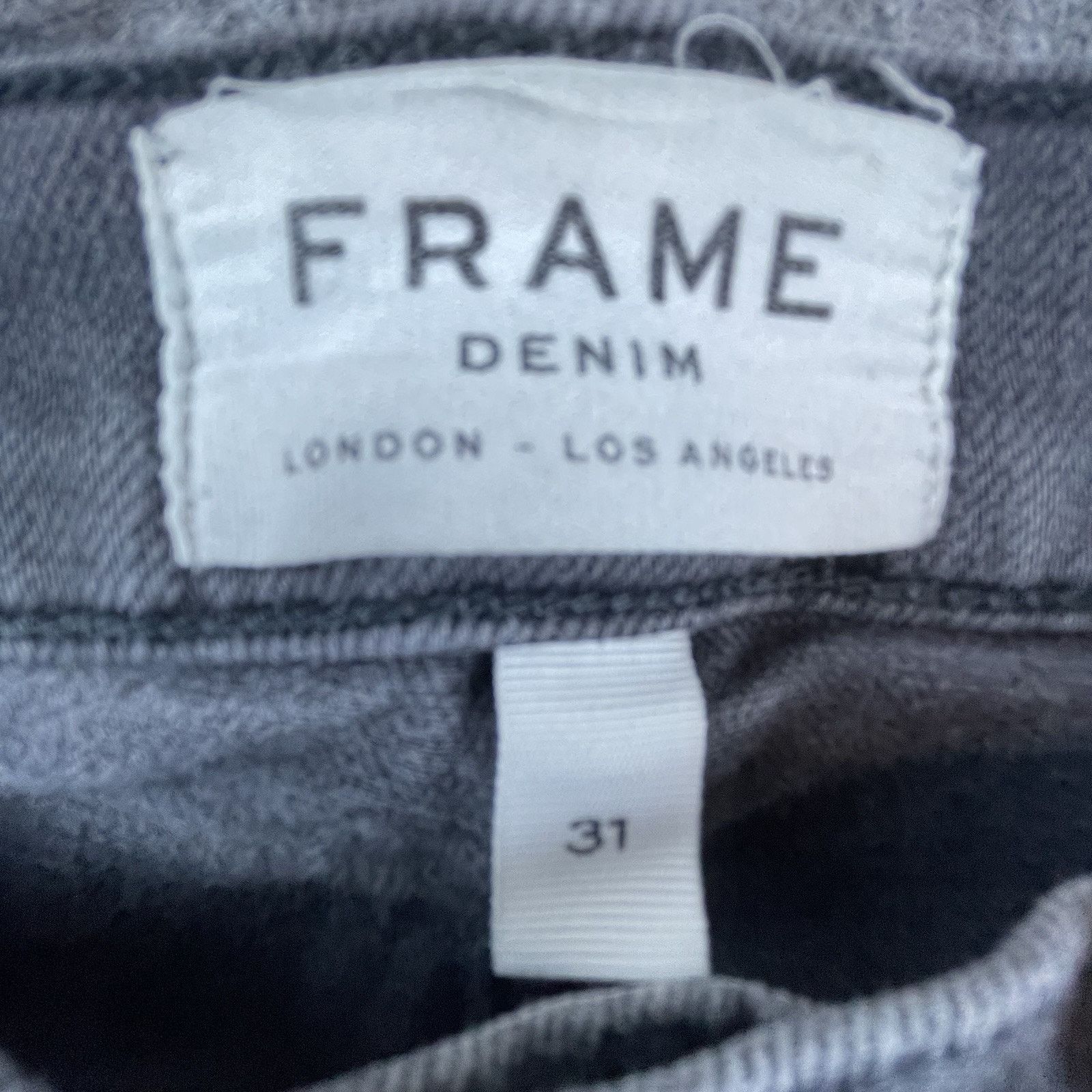 Frame Frame Denim Jeans Mens 31 Fade To Grey L'Homme Skinny Size US 31 - 3 Thumbnail