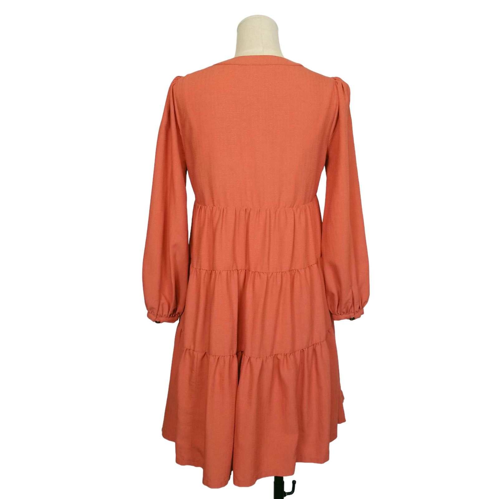Anthropologie Maeve by Anthropologie Amber Tiered Tunic Dress Sz XS Petite Size XS / US 0-2 / IT 36-38 - 4 Thumbnail