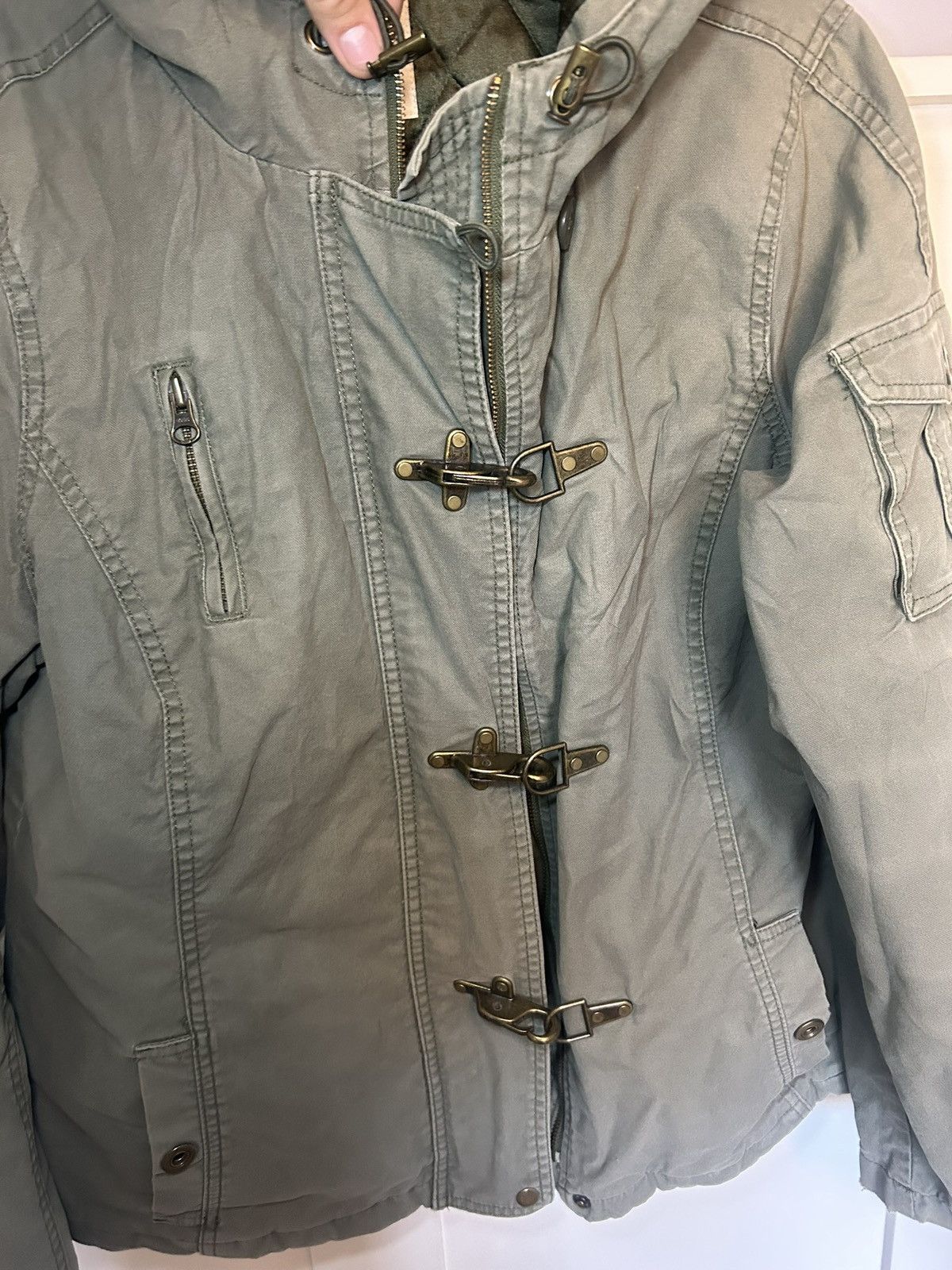 Old Navy Vintage Old Navy fishermans hook clip jacket Size XL / US 12-14 / IT 48-50 - 4 Thumbnail