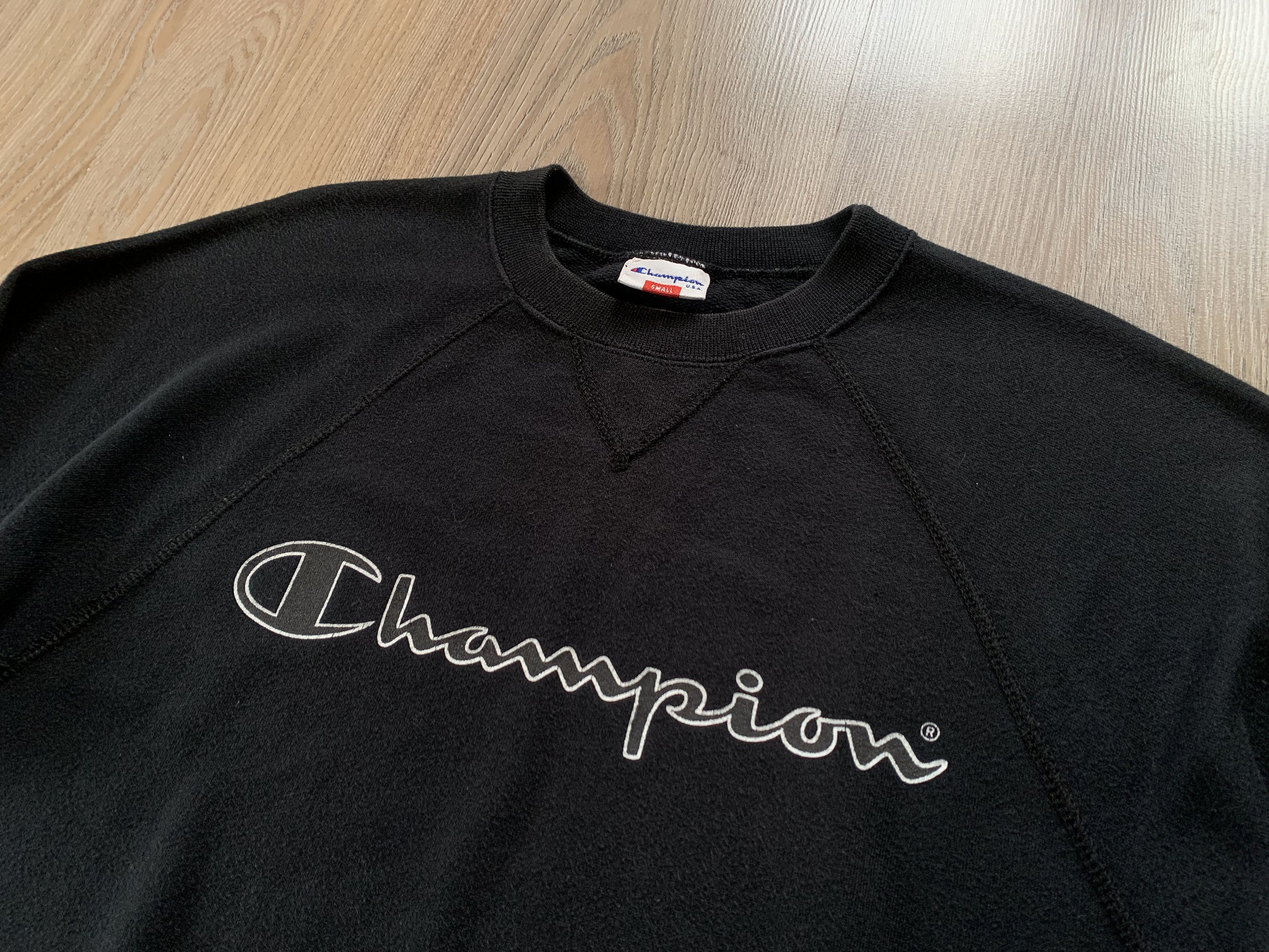 Champion Champion Vintage Big Logo Cotton Sweatshirt Size US S / EU 44-46 / 1 - 4 Thumbnail