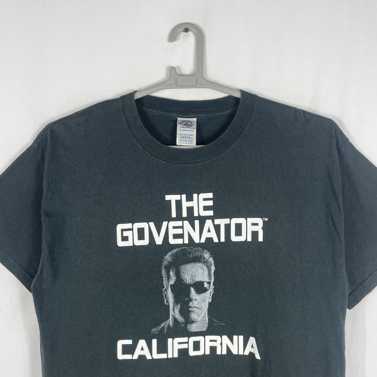 Vintage 🔥Rare🔥Vintage Famous Arnold The Governator Politic Promo Tee Size US L / EU 52-54 / 3 - 2 Thumbnail