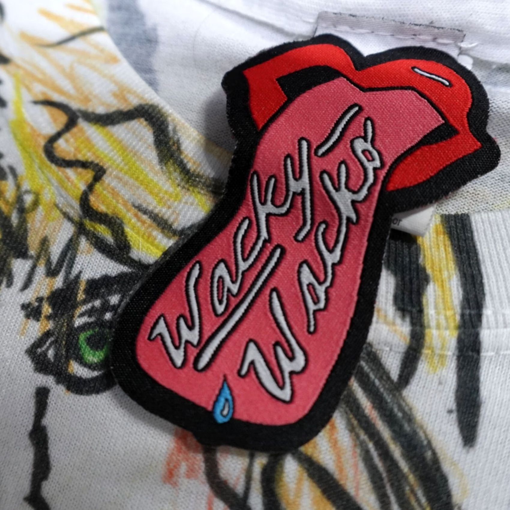 Vintage VINTAGE Wacky Wacko Shirt Small White All Over RuPaul Madonna Courtney Love Grace Jones Size US S / EU 44-46 / 1 - 2 Thumbnail