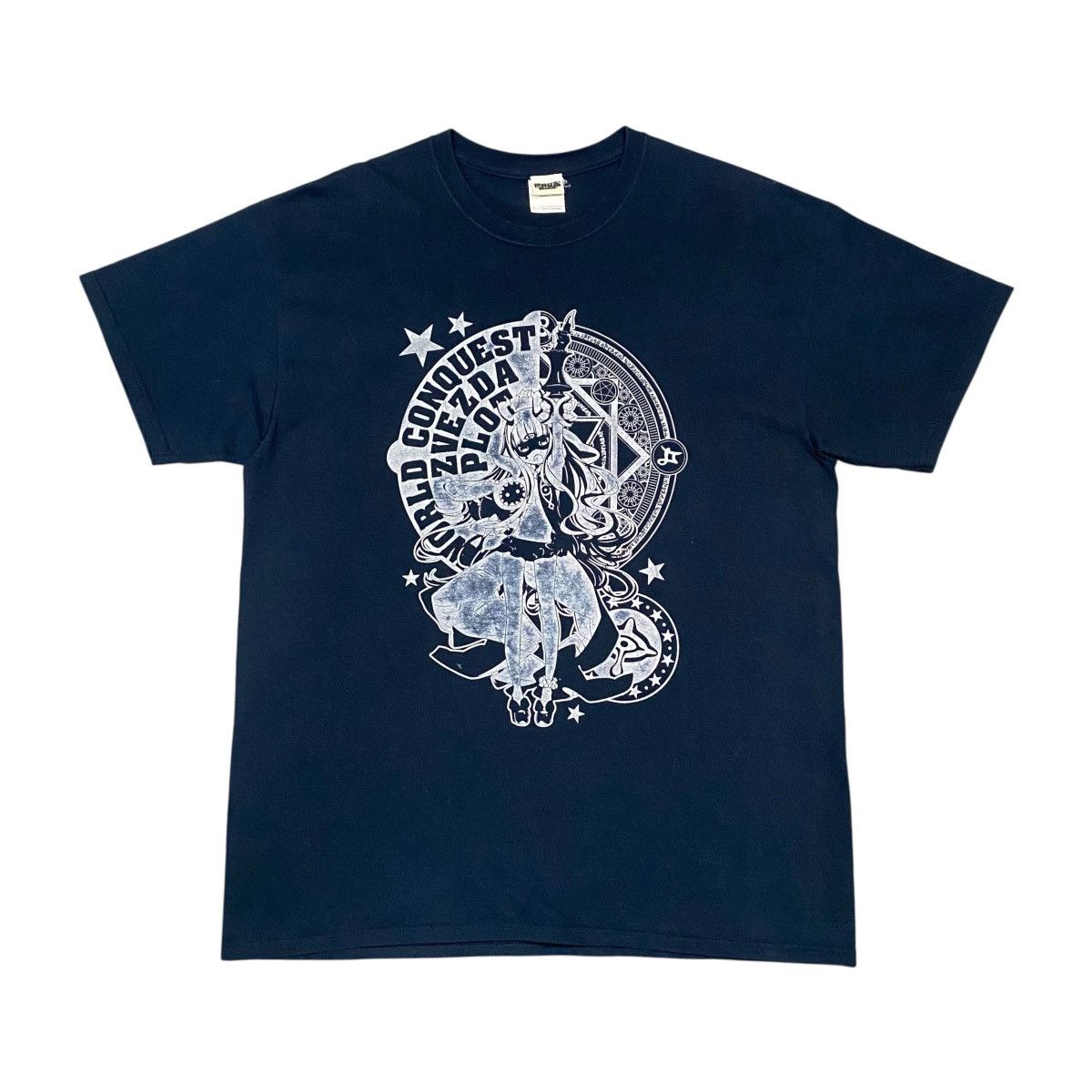 Vintage World Conquest Zvezda Plot Anime T Shirt