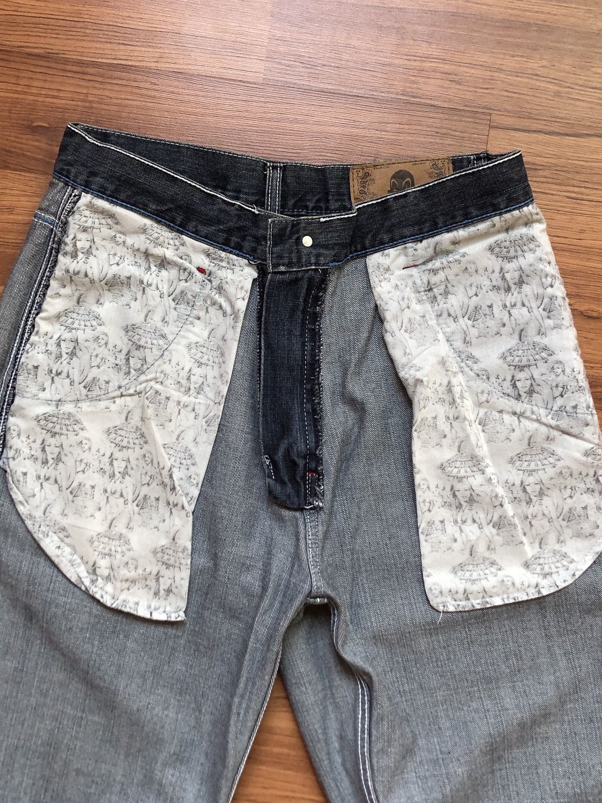 Born X Raised JOKER BRAND Blue Denim Pants Size US 32 / EU 48 - 9 Thumbnail