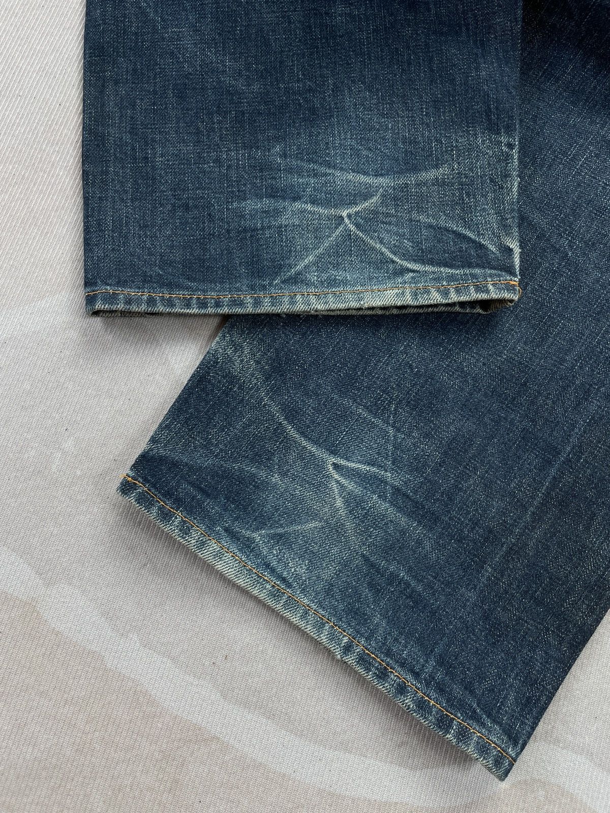 Designer × Japanese Brand × Salvage Crimie Red Selvedge Jeans (P63) Size US 33 - 14 Thumbnail