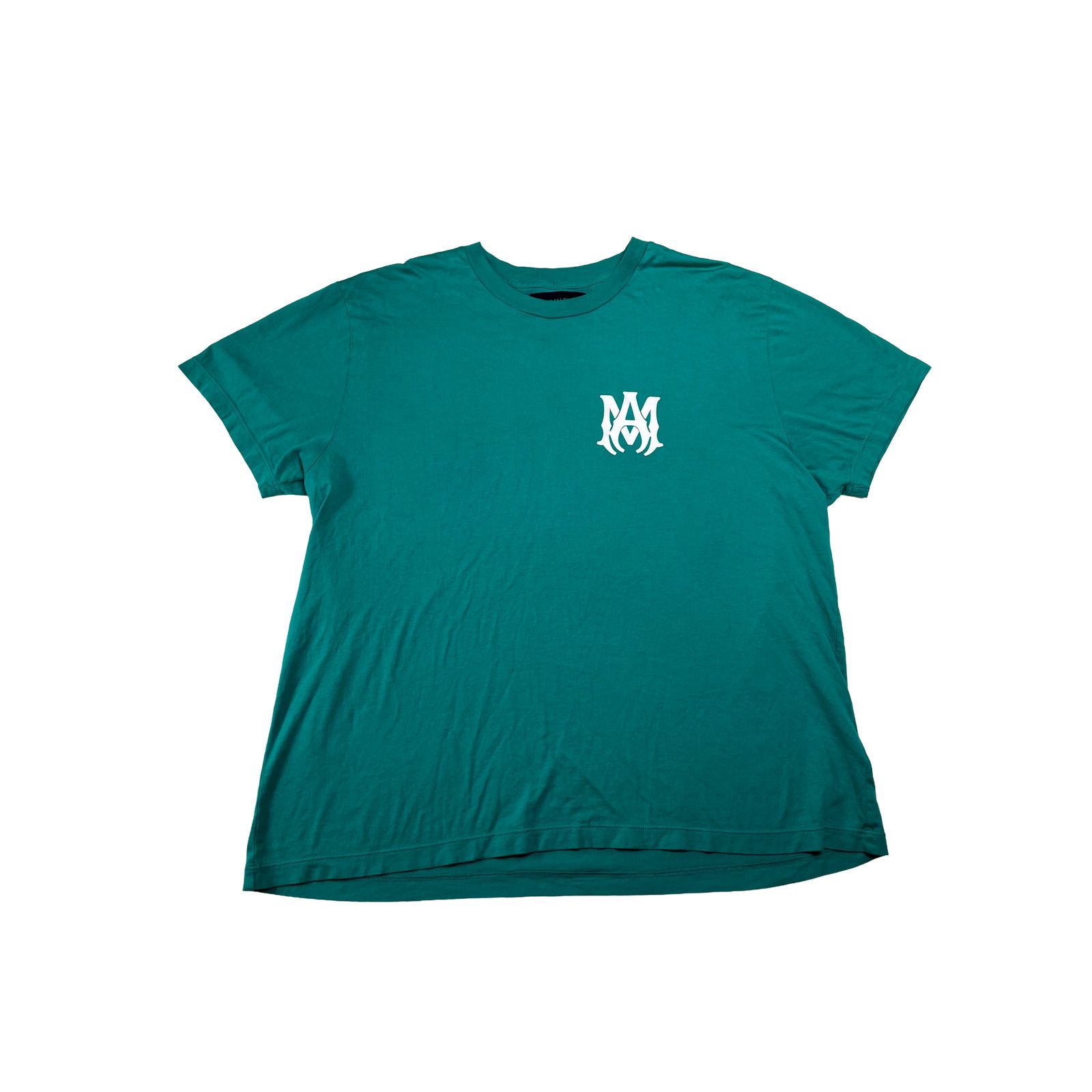 Amiri Amiri MA Teal & White Tee Size US L / EU 52-54 / 3 - 1 Thumbnail