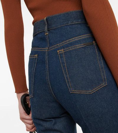 Saint Laurent Paris o1s1wg110924 Clyde Jeans in Medium Rinse Denim in Blue Size 27" / US 4 / IT 40 - 6 Thumbnail