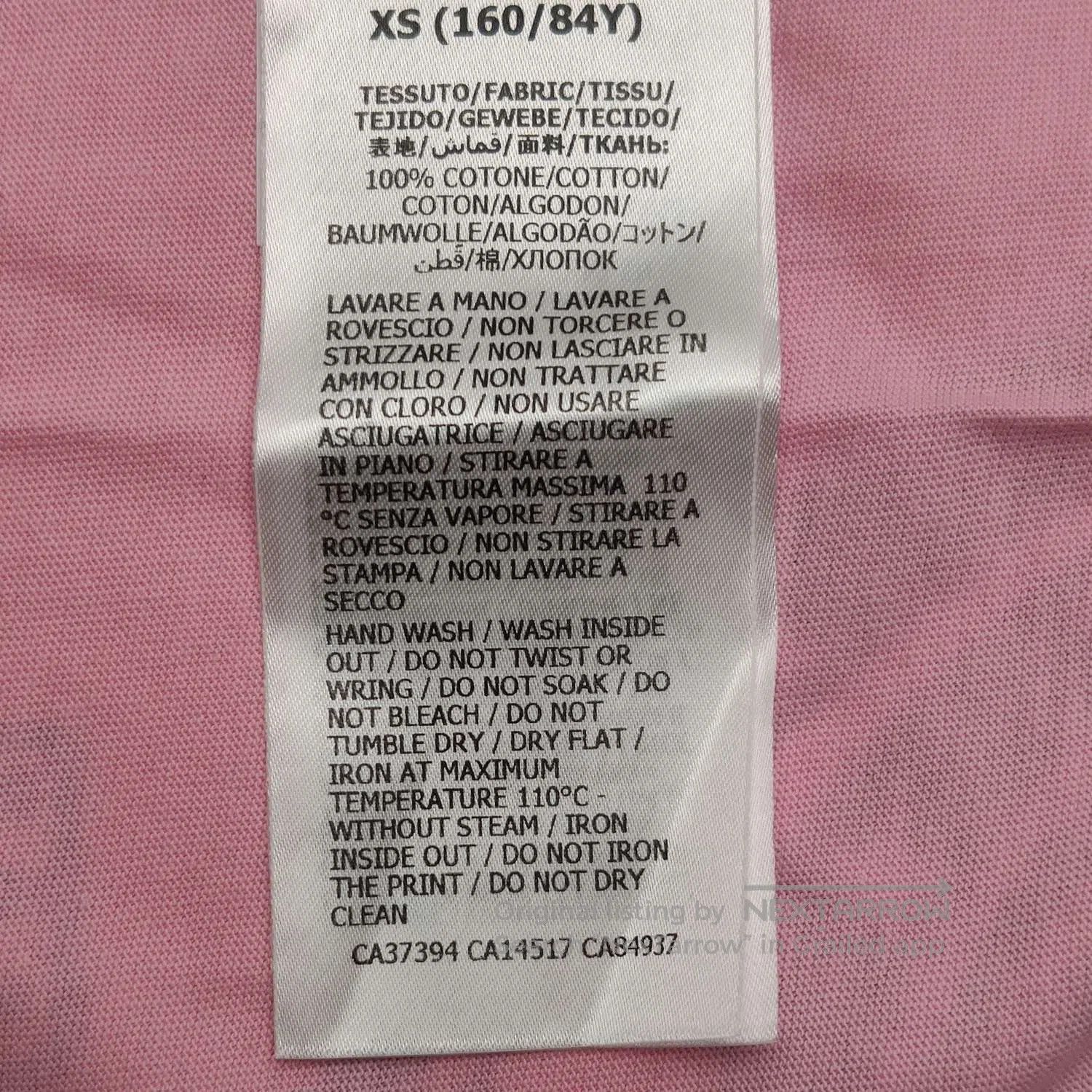 Gucci Gucci XS Pink Cotton Round Neck Graphic T. Size XS / US 0-2 / IT 36-38 - 8 Thumbnail