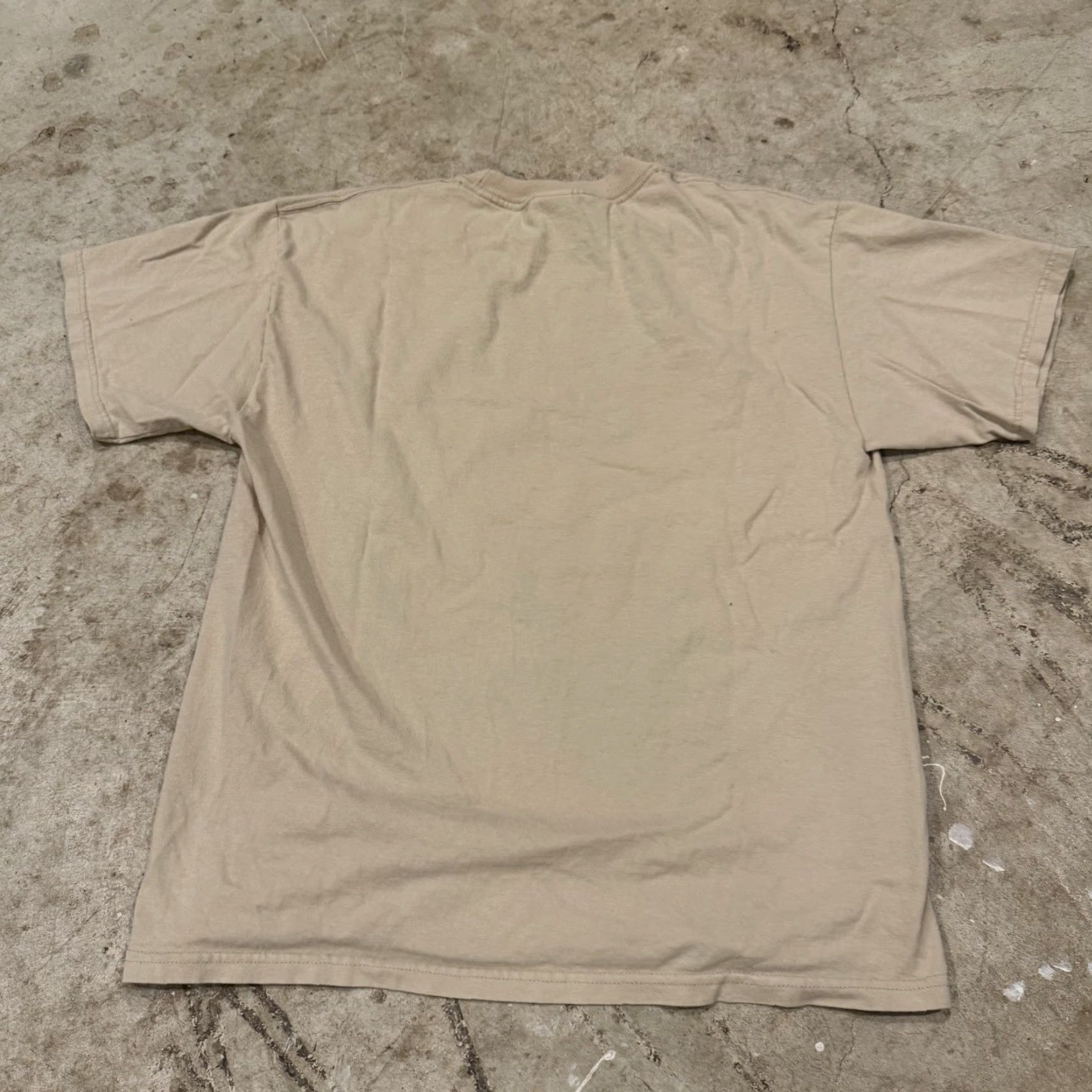 Vintage VINTAGE Y2K Flying Monkeys Attack Grunge 90s Stick Figure Humor T-Shirt Mens Large Tan Size US L / EU 52-54 / 3 - 3 Thumbnail