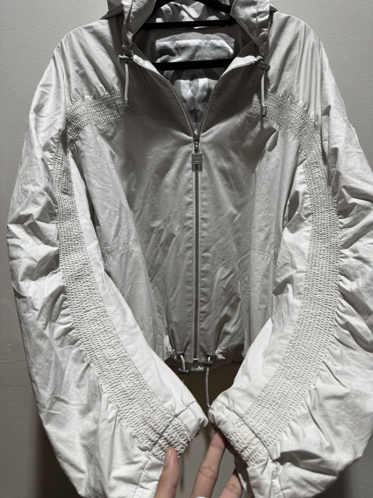 Chanel Chanel Sport 2000s Archive Windbreaker CC Logo Jacket Size US M / EU 48-50 / 2 - 14 Thumbnail