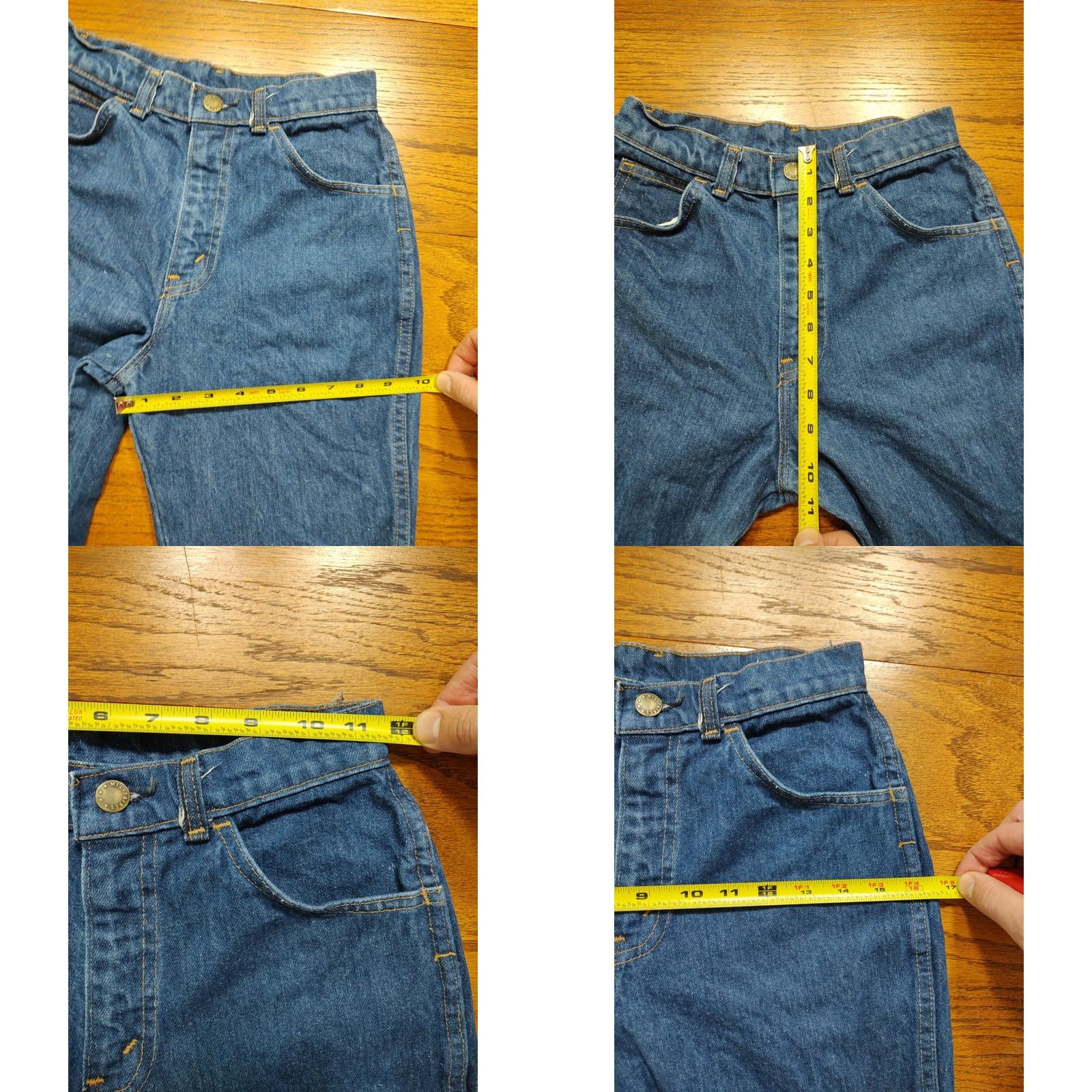 Vintage VINTAGE Body Lingo Militaires Jeans Womens 23 X 32 Inseam Denim 80s Straight Leg Blue 100% Cotton Jeans Womens Men? (invalid) Size 40" / US 18 - 9 Thumbnail