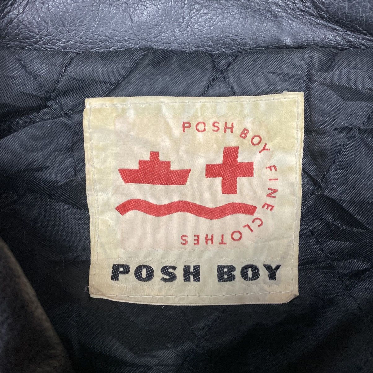 Vintage Vintage Posh Boy Wool Leather Varsity Jacket Size US M / EU 48-50 / 2 - 10 Thumbnail