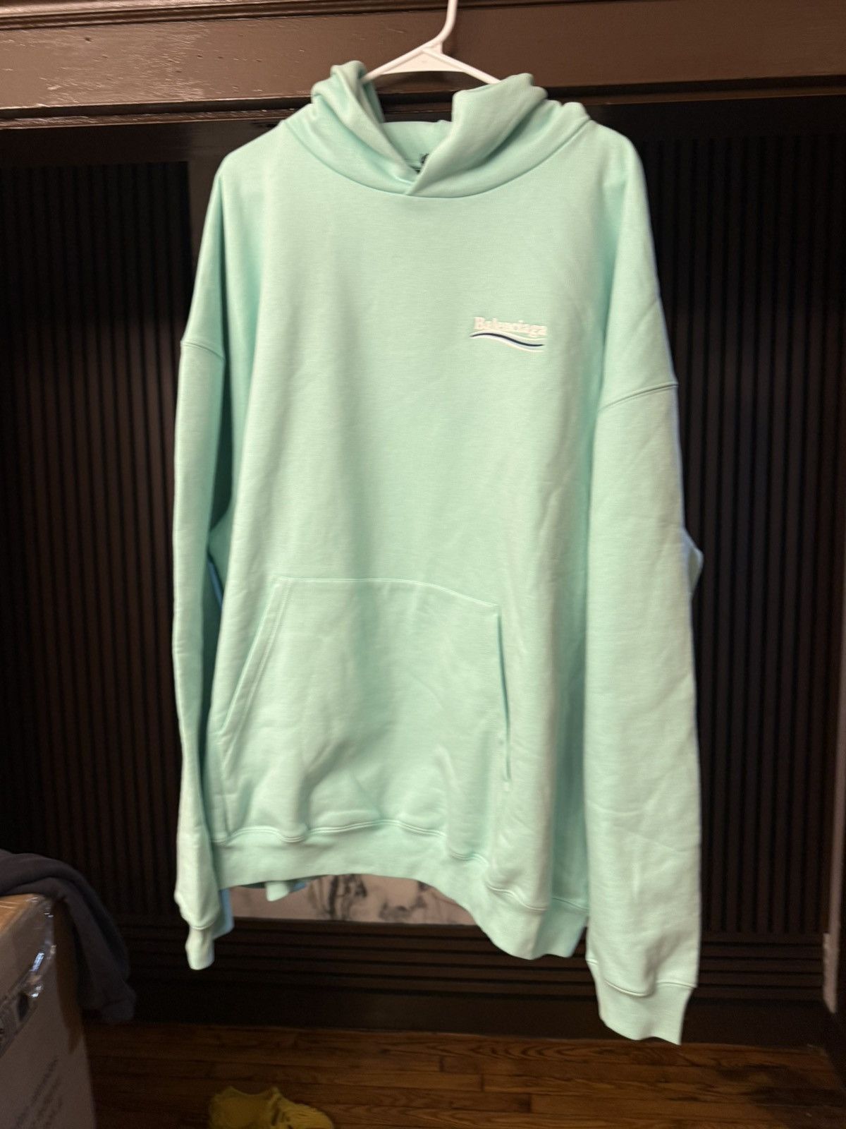 Balenciaga Balenciaga Mint Campaign Hoodie Size Small/ XXL Size US S / EU 44-46 / 1 - 5 Thumbnail