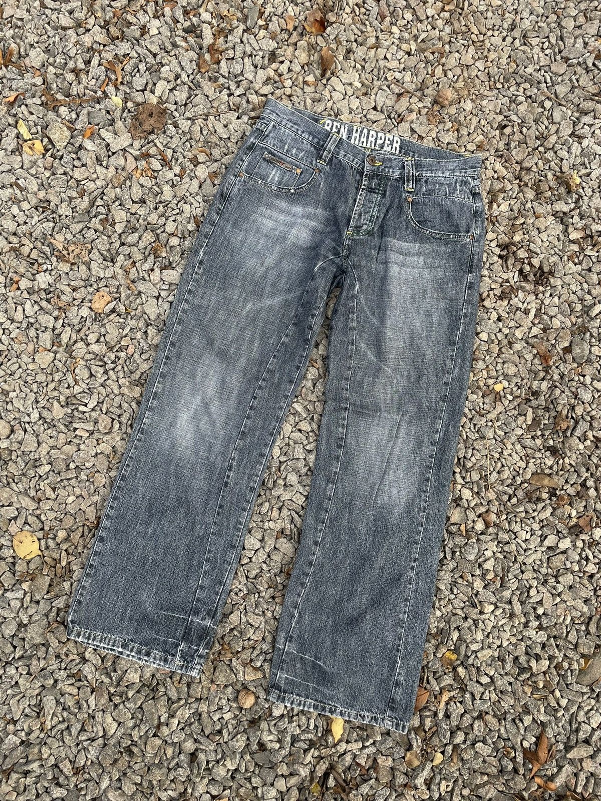 Vintage Ben Harper Vintage Rap RARE Jeans Rap Style Y2K 90s Size US 33 - 5 Thumbnail