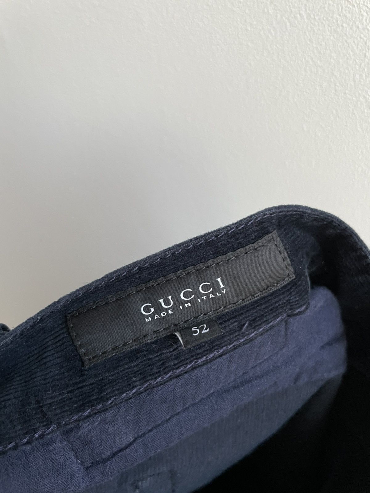 Gucci Gucci Vintage Velvet Black / Dark Blue Pants Jeans Size US 36 / EU 52 - 16 Thumbnail