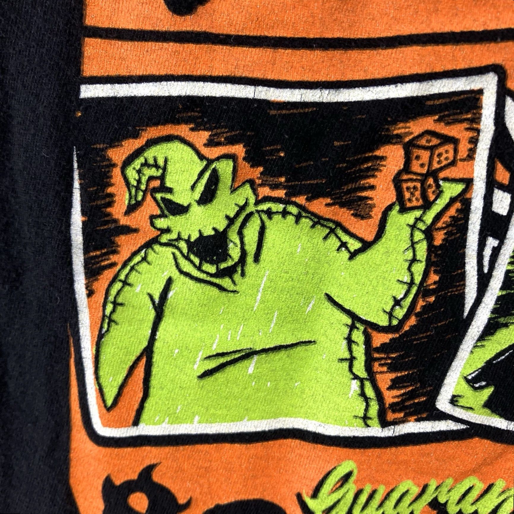 Disney Disney The Nightmare Before Christmas T Shirt Adult Large Black Halloween Christmas Jack Skellington Graphic Print Unisex Size US L / EU 52-54 / 3 - 6 Thumbnail