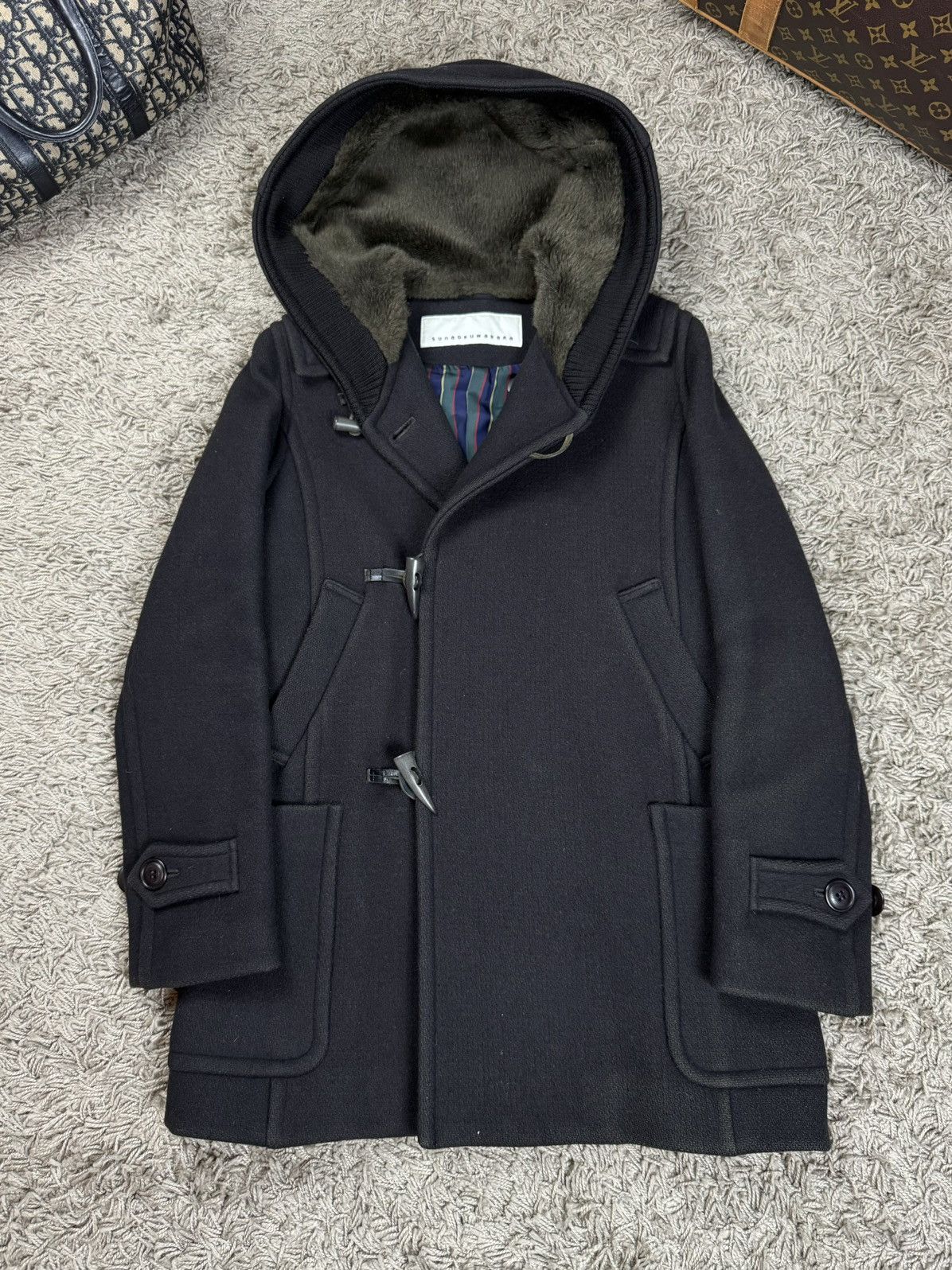 Sunao Kuwahara Wool coat Sunao Kuwahara by Issey Miyake original japan item Size S / US 4 / IT 40 - 1 Thumbnail
