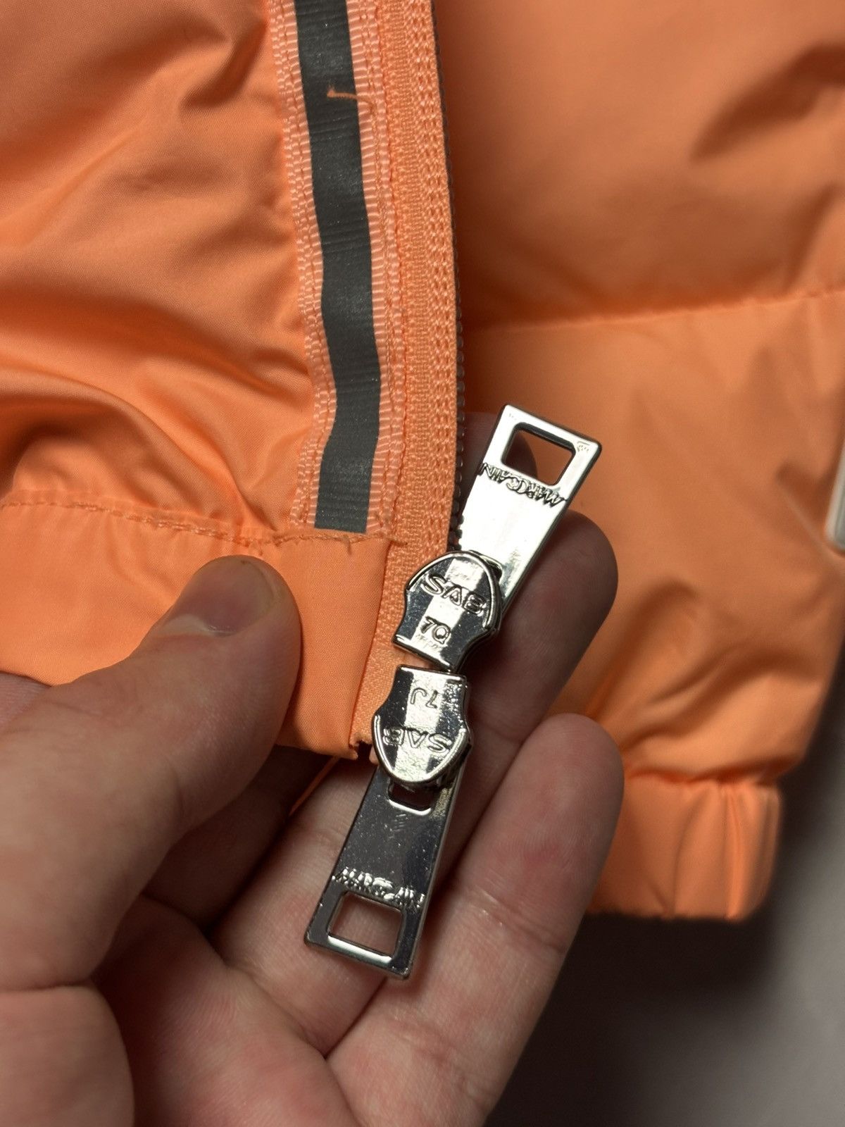 Other Marc Cain Down Puffer Jacket Hooded Apricot Women's N4 (M) Size M / US 6-8 / IT 42-44 - 12 Thumbnail