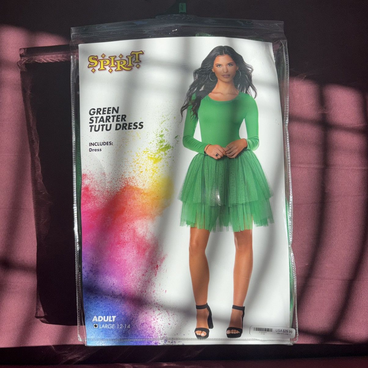 Other Spirit Halloween Green Starter Tutu Dress Size L / US 10 / IT 46 - 1 Thumbnail