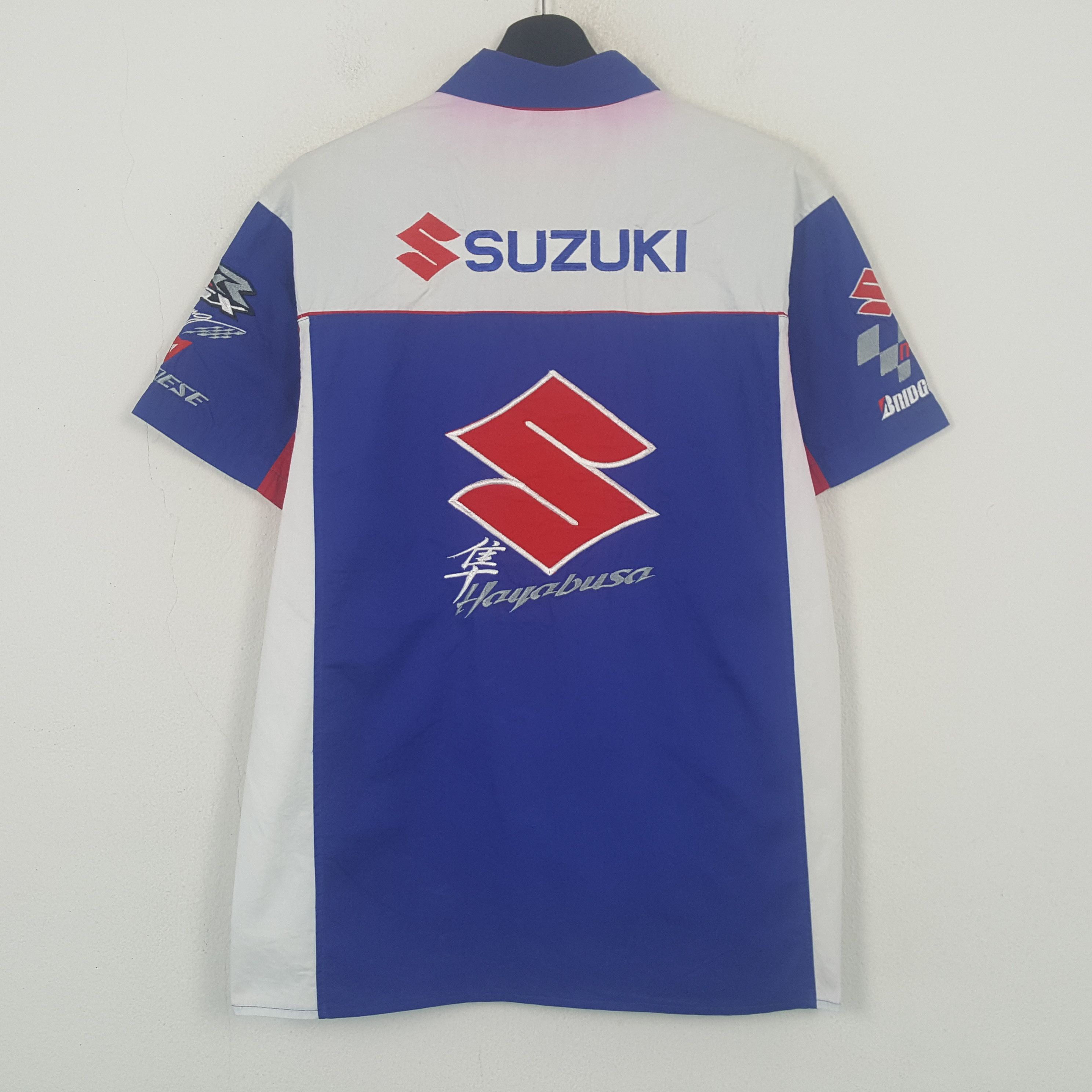 Vintage Suzuki Hayabusa Japanese Motorsports Shirt C294N67 Size US M / EU 48-50 / 2 - 1 Thumbnail