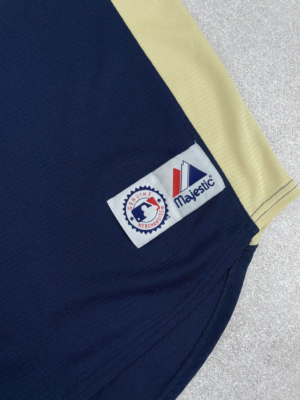 MLB × Majestic Vintage Majestic Milwaukee Brewers Baseball Jersey Shirt Size US L / EU 52-54 / 3 - 4 Thumbnail