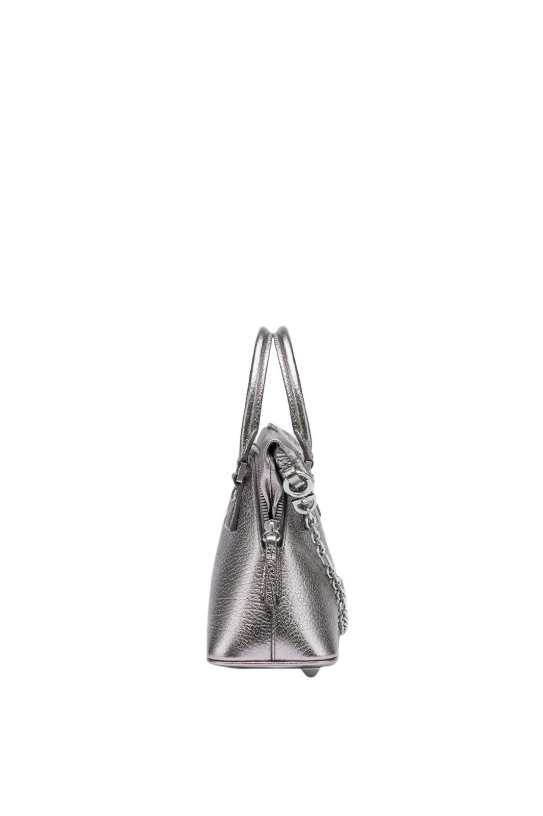 Maison Margiela MAISON MARGIELA 5AC Classique Micro Met Grey Top Handle Size ONE SIZE - 2 Thumbnail