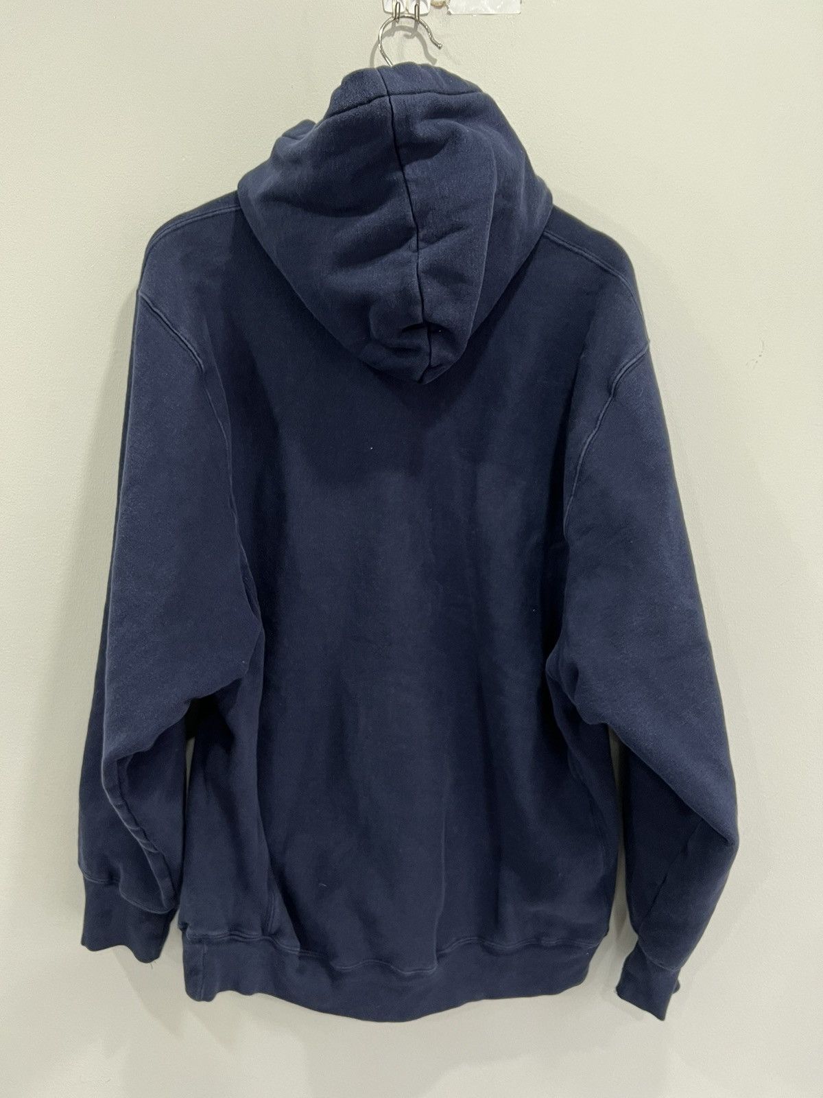 Vintage Vintage Notre Dame Spellout Hoodie Sweater Size US XL / EU 56 / 4 - 3 Thumbnail