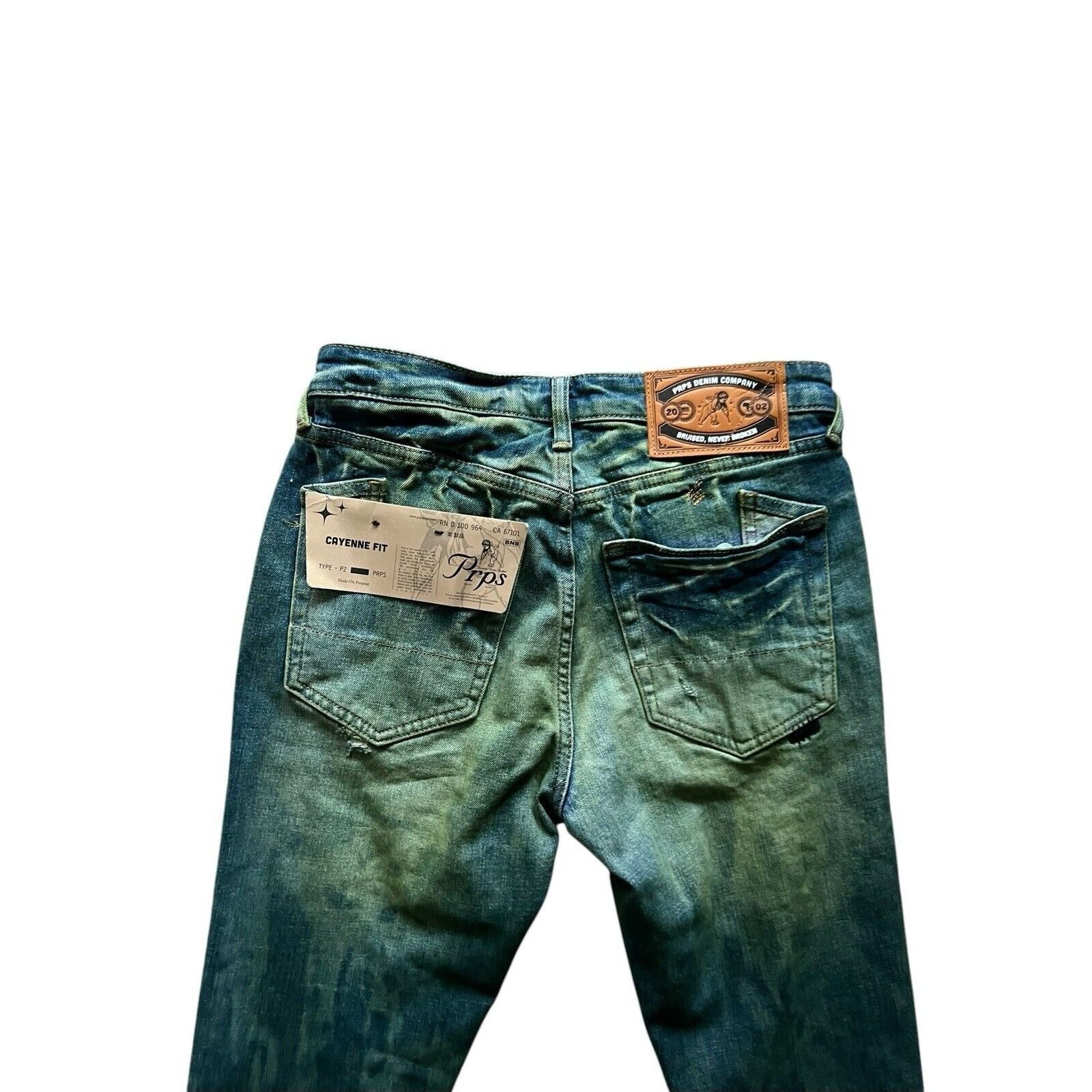 Prps PRPS Cayenne Skinny Fit Men's Jeans Blue $298 Size 28/32 Size US 28 / EU 44 - 4 Thumbnail