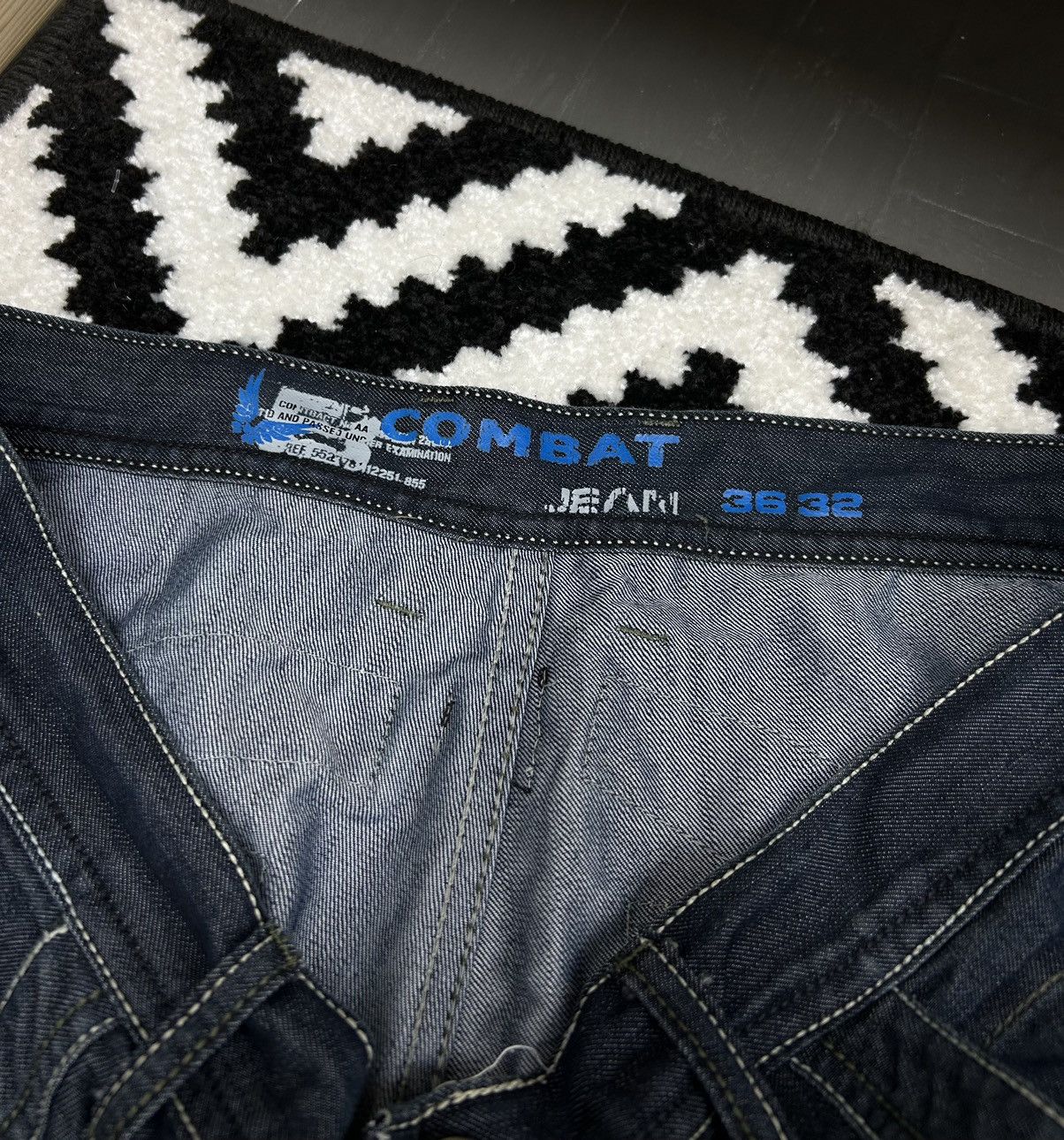 Vintage Vintage Y2k Cargo Denim jeans size 36/32 multi pocket Size US 36 / EU 52 - 6 Thumbnail