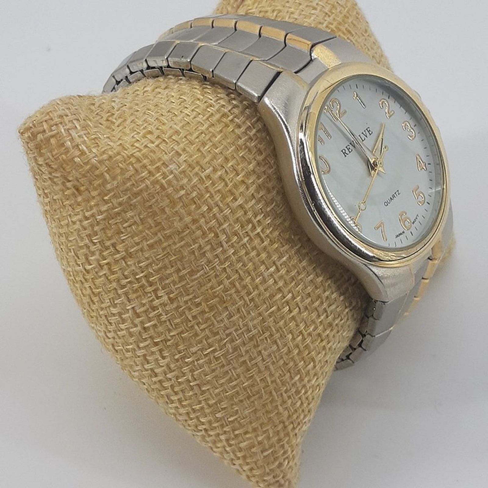 REVOLVE Revolve Quartz White Dial Japan Movt Men's Wristwatch Silver Size ONE SIZE - 8 Thumbnail