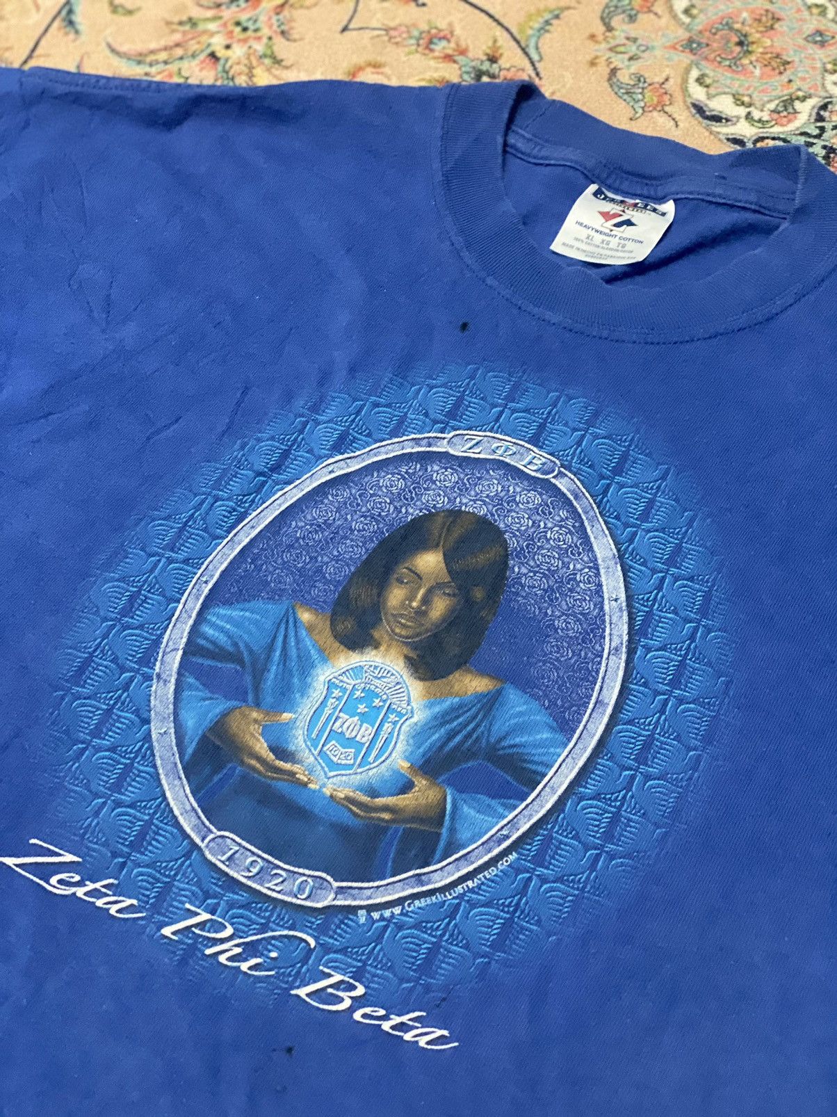 Jerzees × Vintage Vintage 1998 Zeta Plu Beta Tag Jerzees Size US XL / EU 56 / 4 - 7 Thumbnail